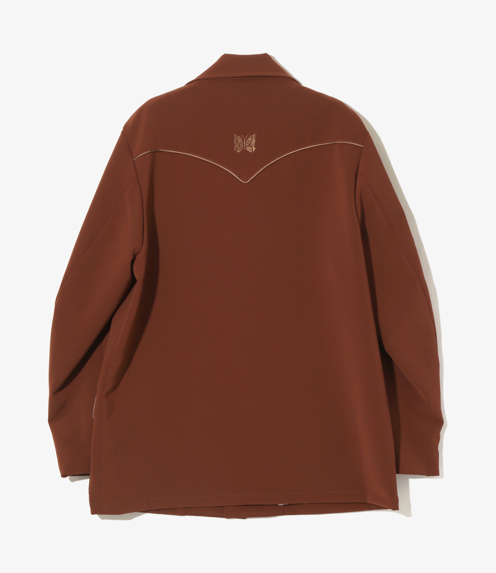 Western Leisure Jacket - Brown - Poly Double Cloth