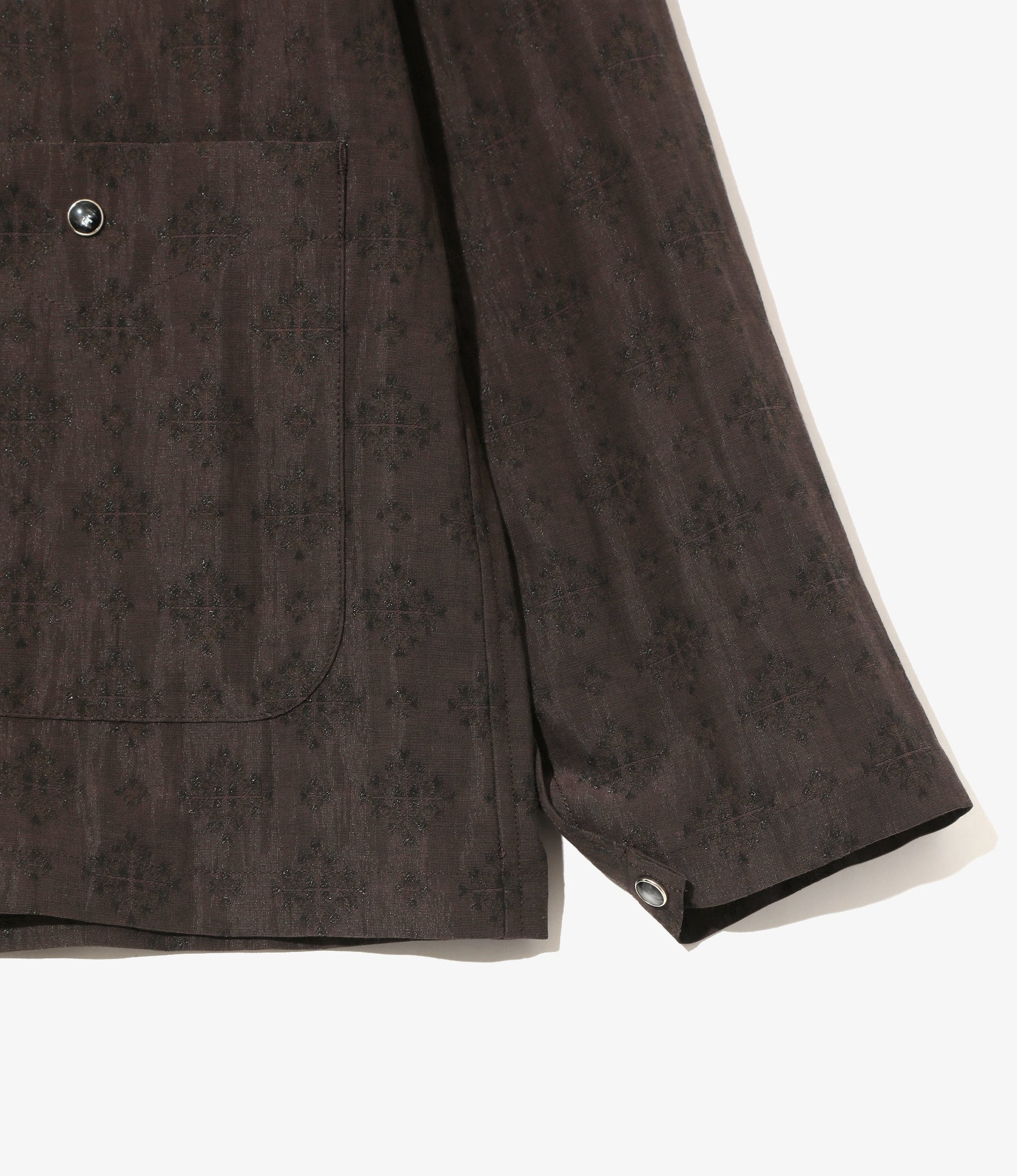 V-Neck Cowboy Shirt - Bordeaux - Bright Foulard