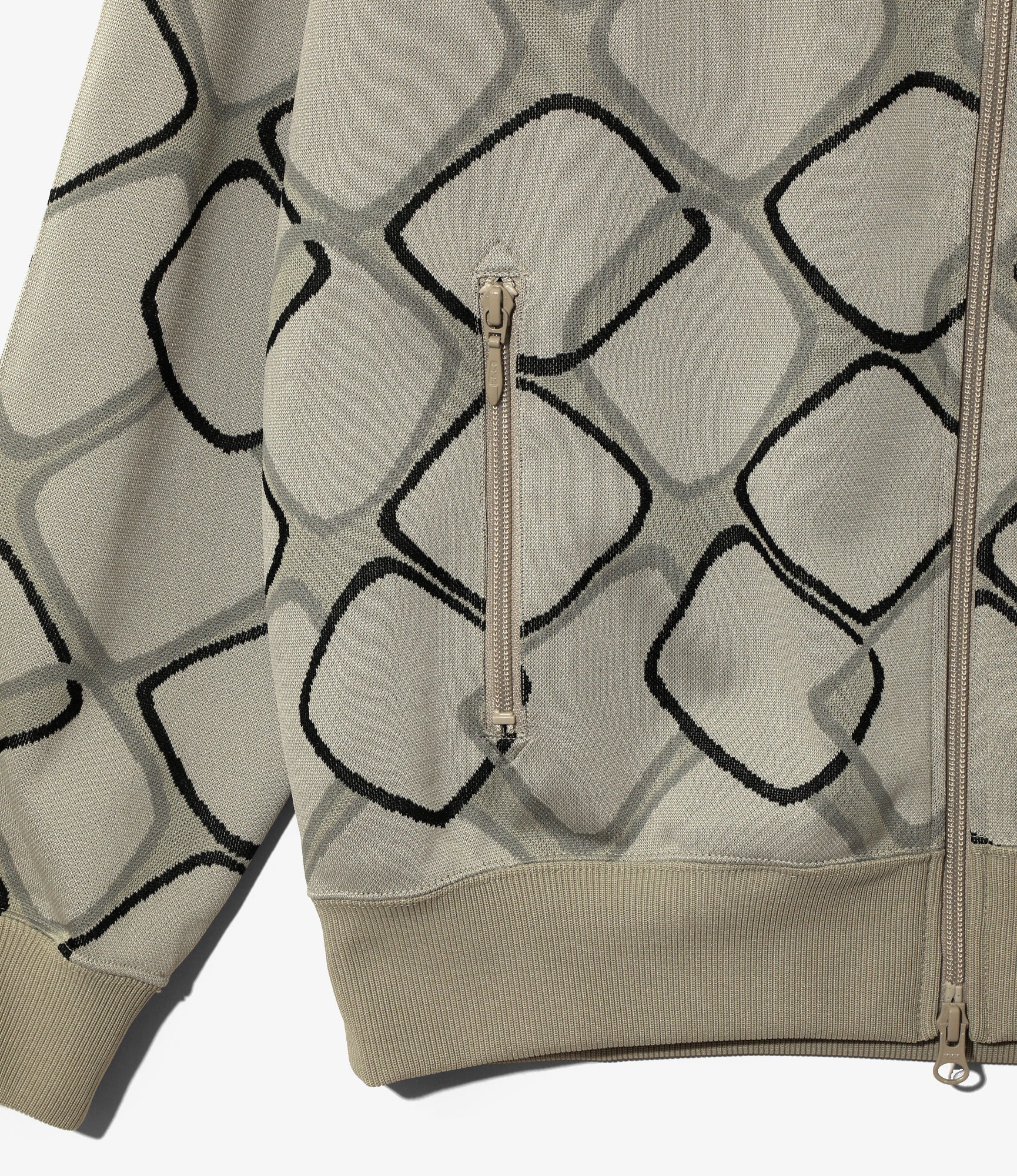 Track Jacket - Abstract - Poly Jacquard