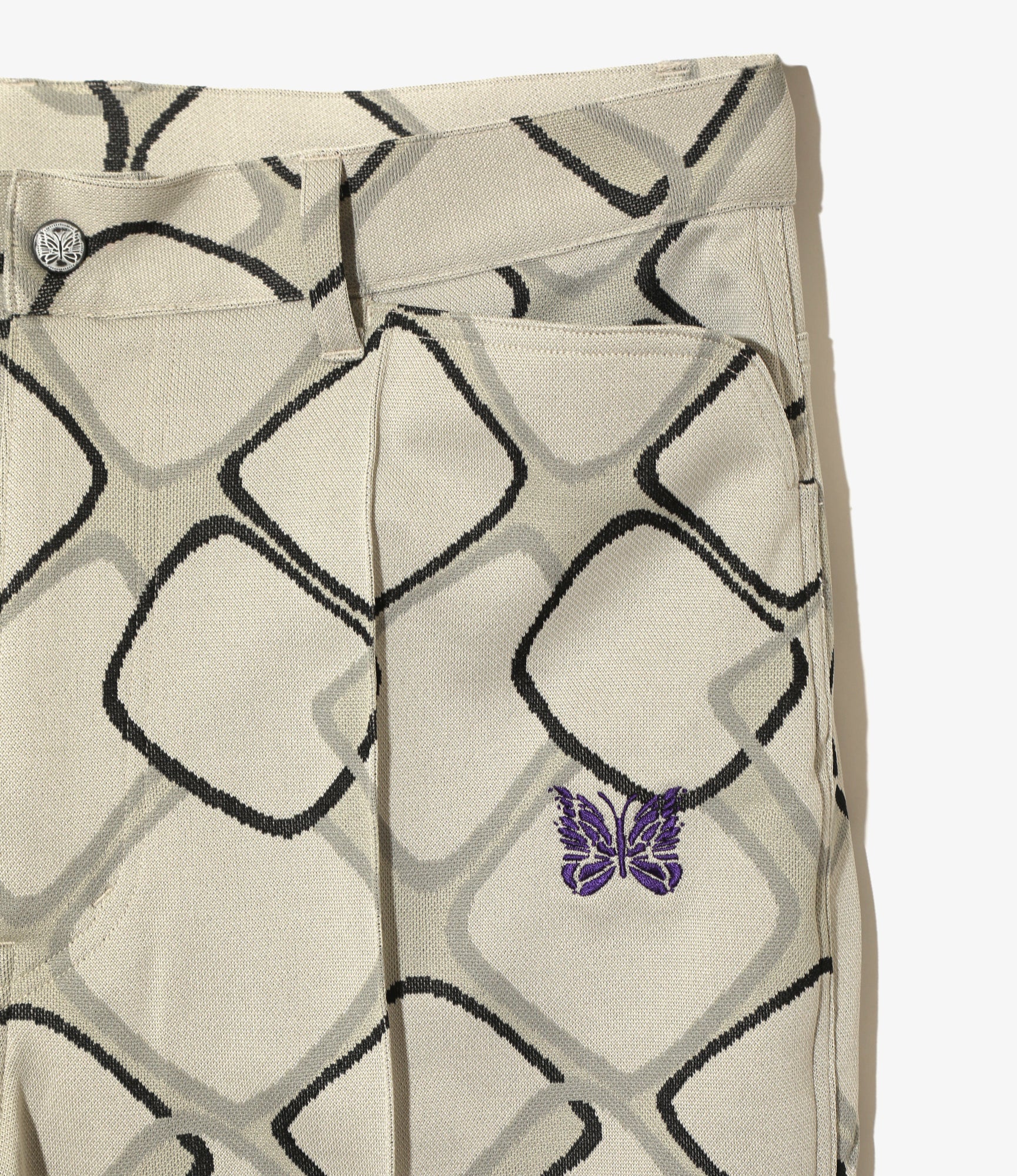 Boot-Cut Jean - Abstract - Poly Jacquard