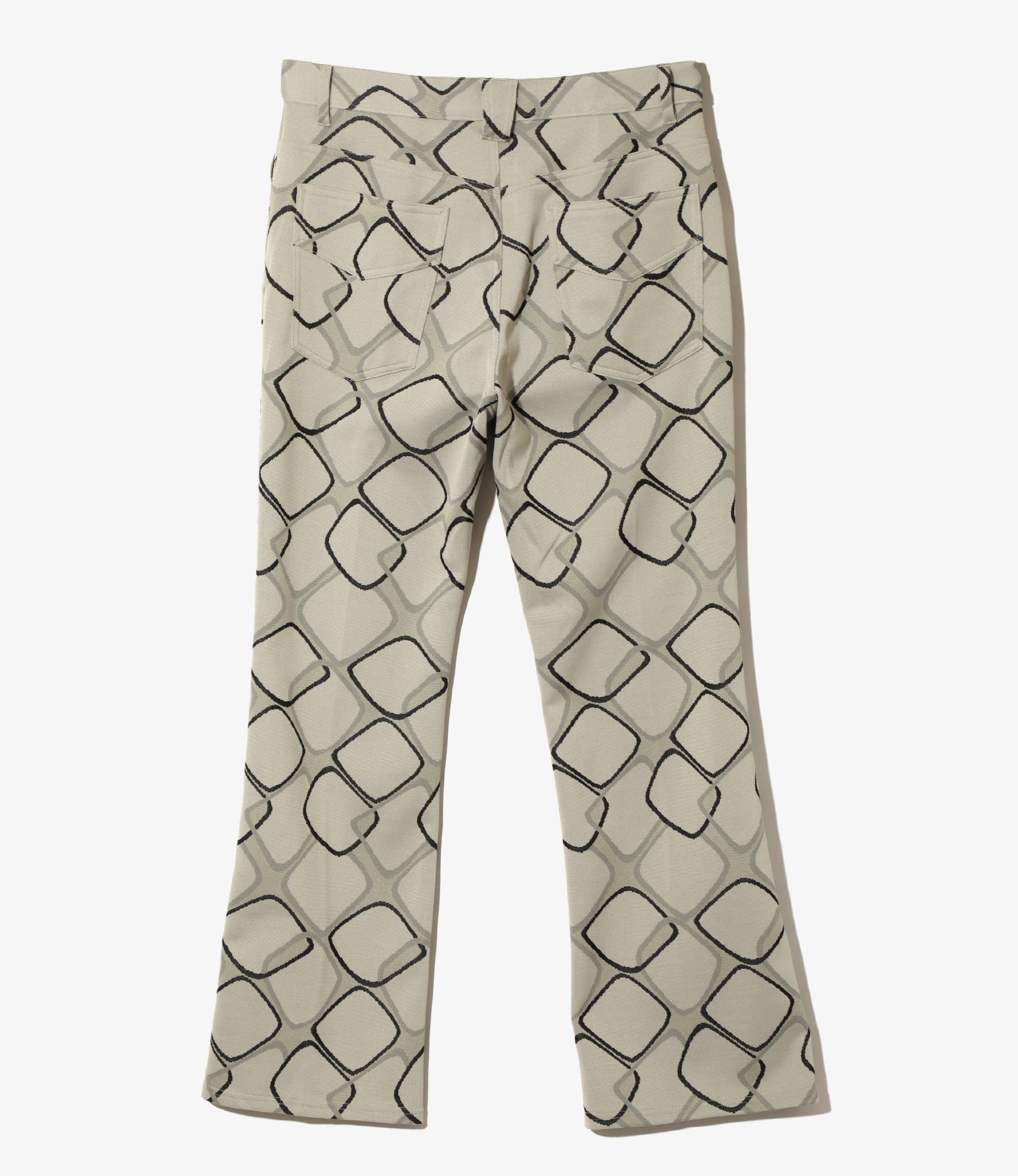Boot-Cut Jean - Abstract - Poly Jacquard