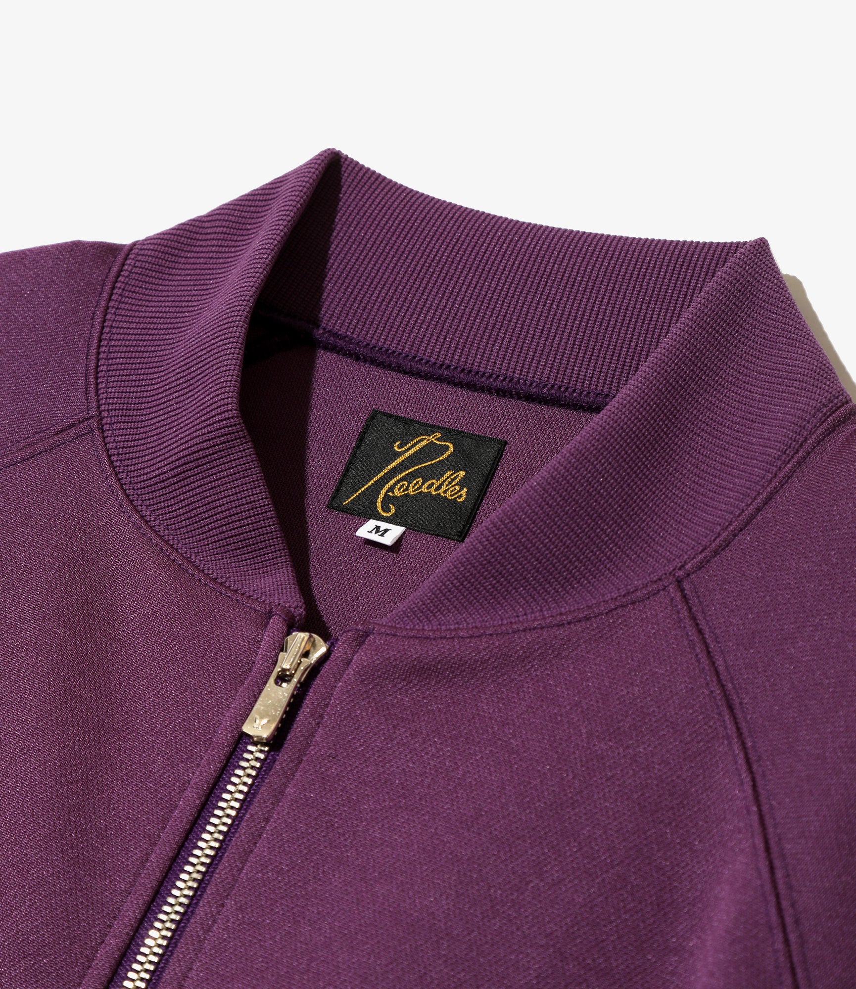 Dolman Sleeve Track Jacket - Purple - Poly Smooth