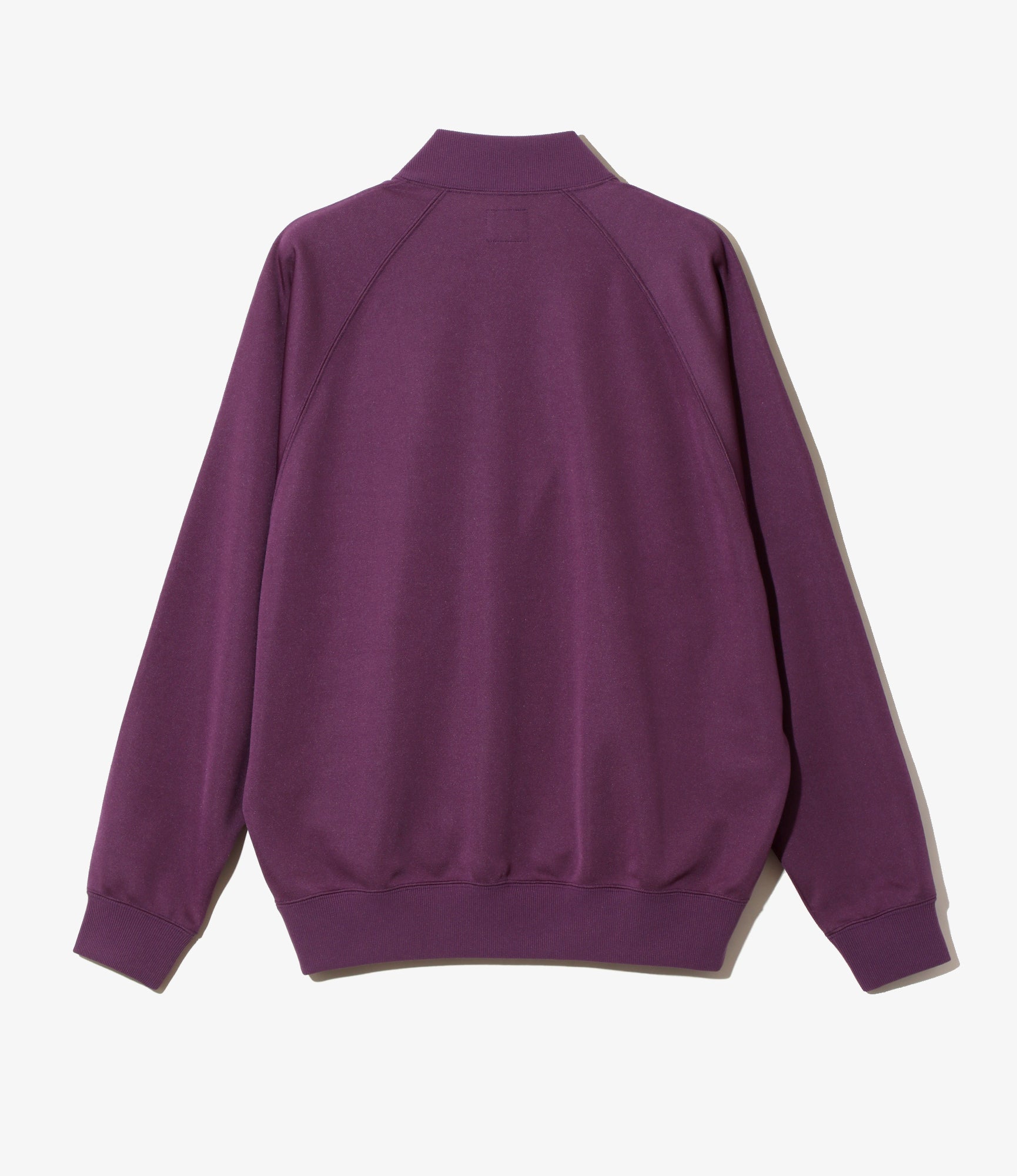 Dolman Sleeve Track Jacket - Purple - Poly Smooth