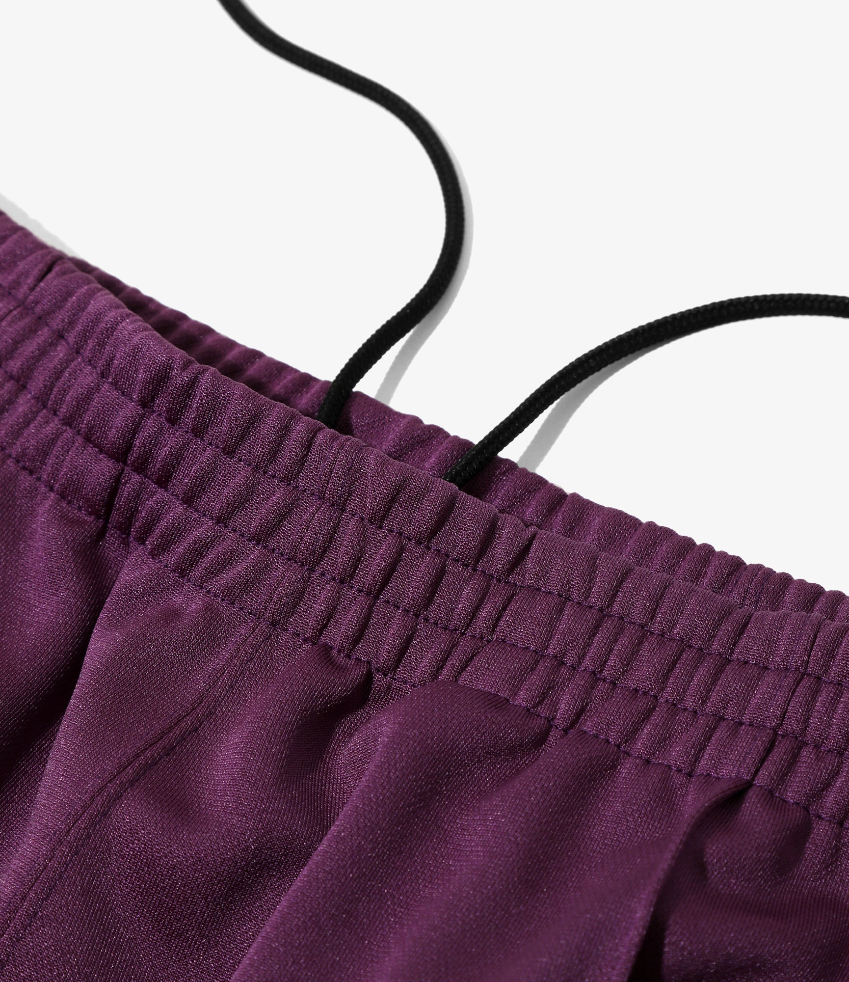 Cropped Sarouel Track Pant - Purple - Poly Smooth