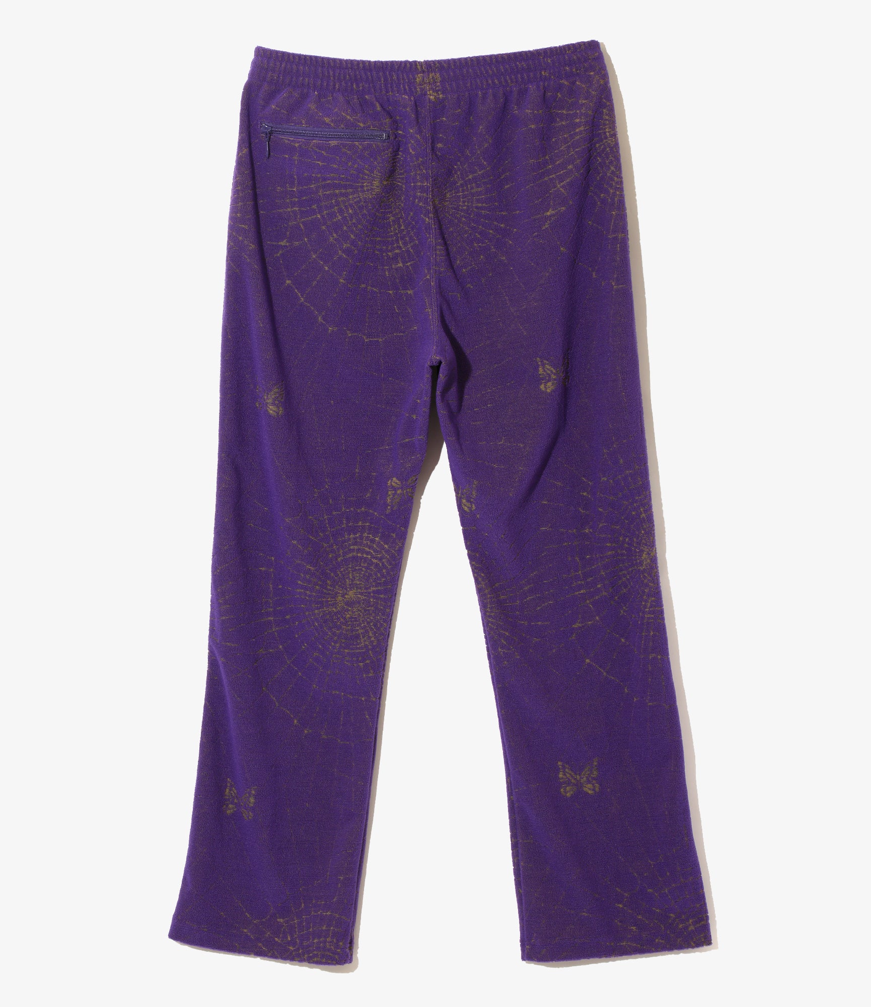 Track Pant - Purple - Pile Jacquard / Spider Web