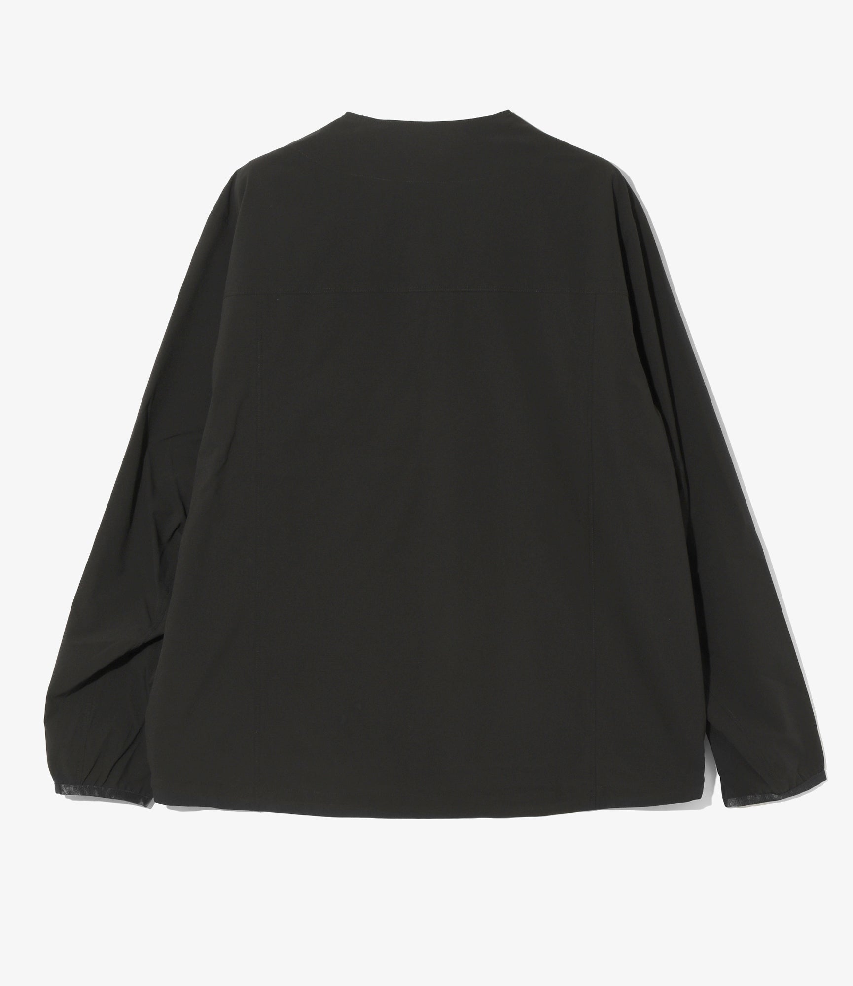 Warm Up V-Neck Jacket - Black - Poly Ripstop