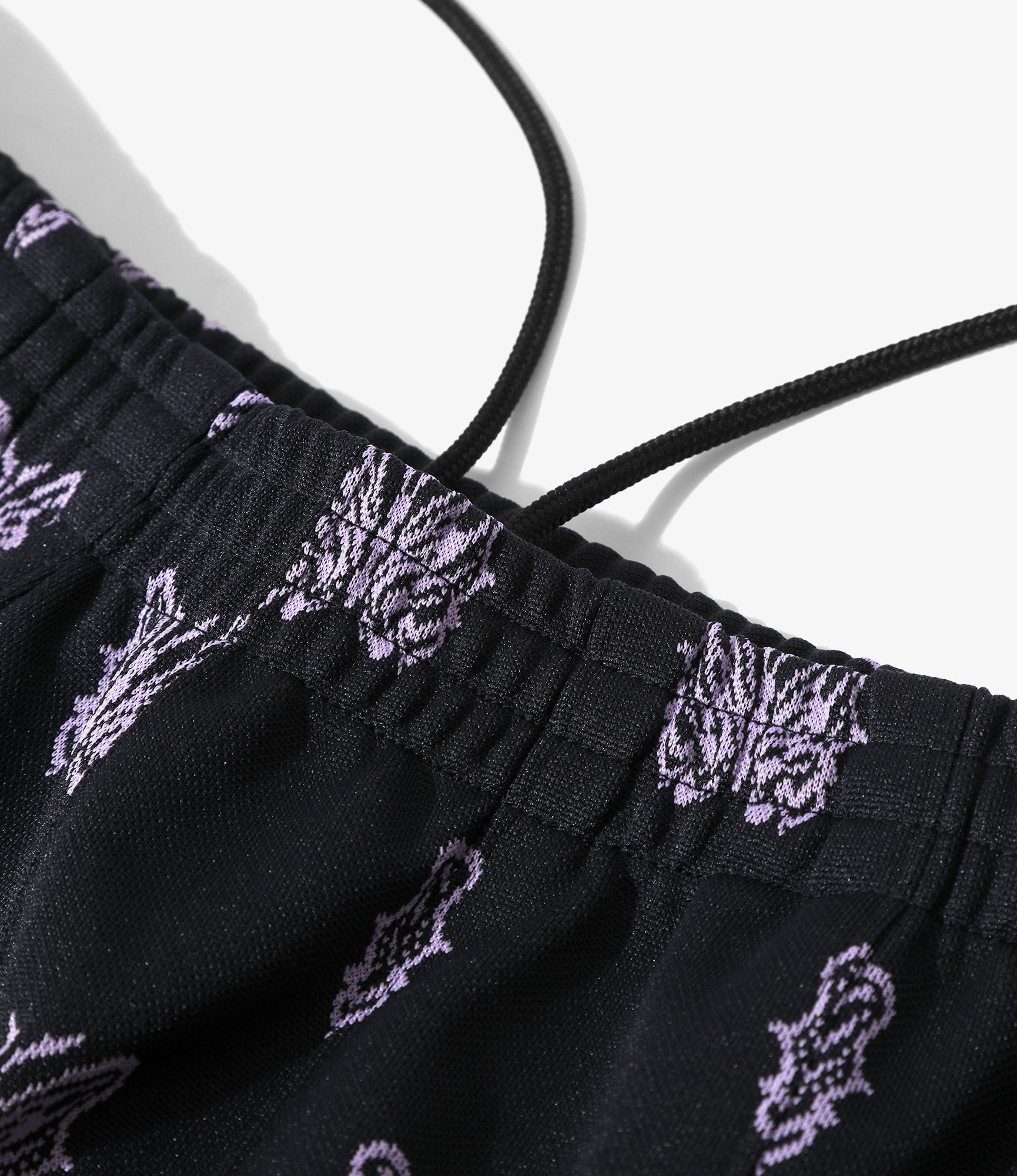 Needles x Kae Tanaka H.D. Track Pant - Black - Poly Jacquard