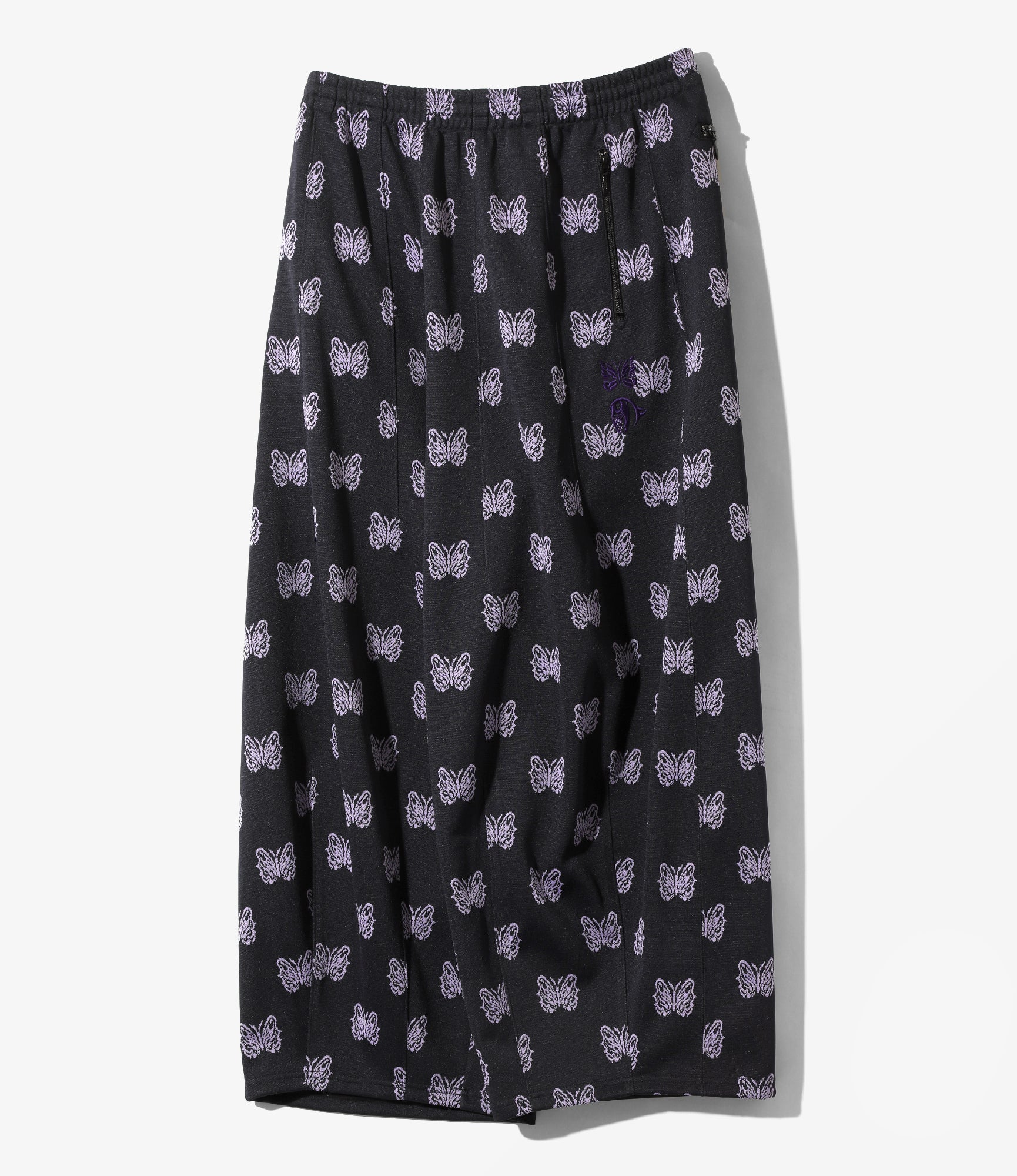 Needles x Kae Tanaka H.D. Track Pant - Black - Poly Jacquard