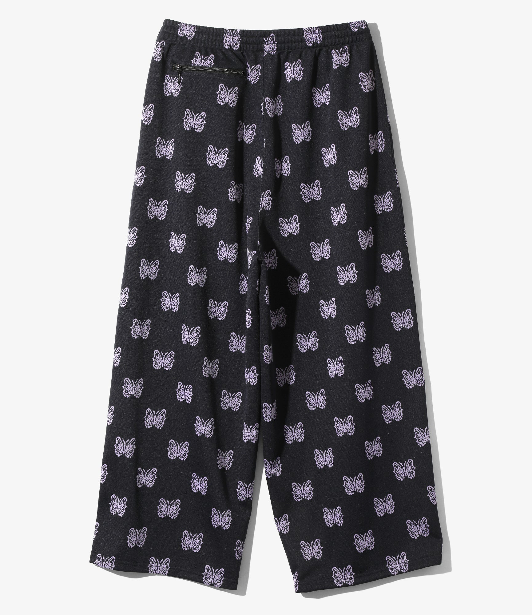 Needles x Kae Tanaka H.D. Track Pant - Black - Poly Jacquard