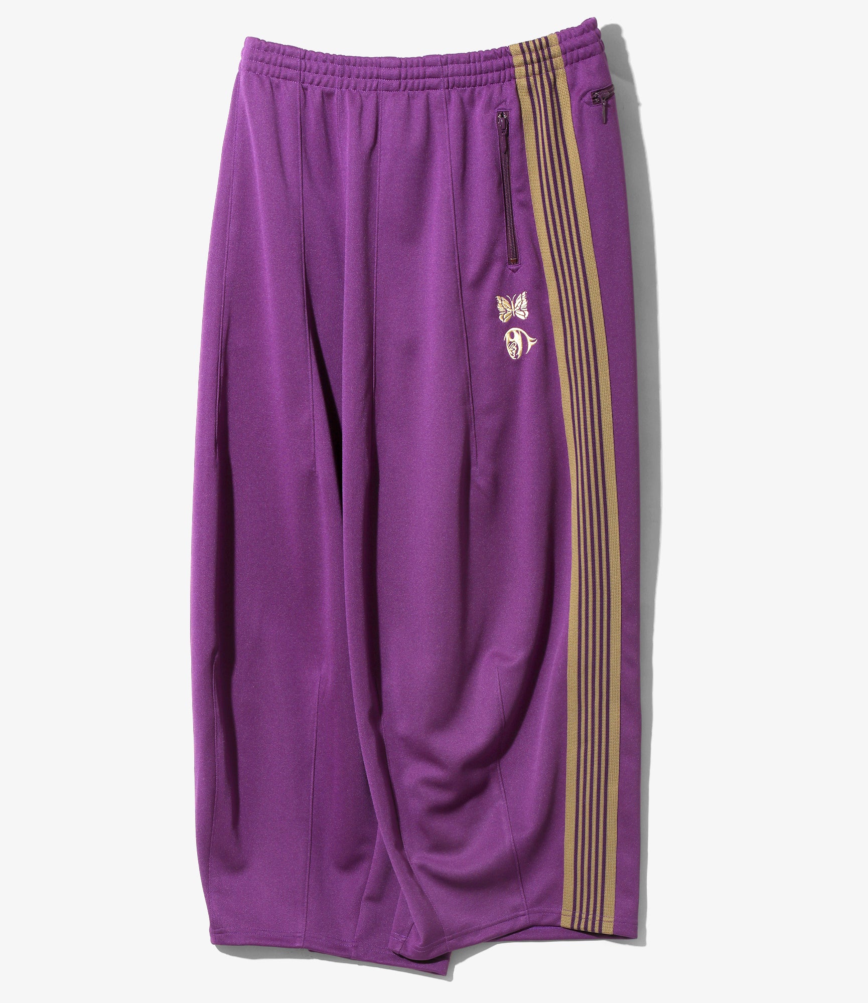 Needles x Kae Tanaka H.D. Track Pant - Purple - Poly Smooth