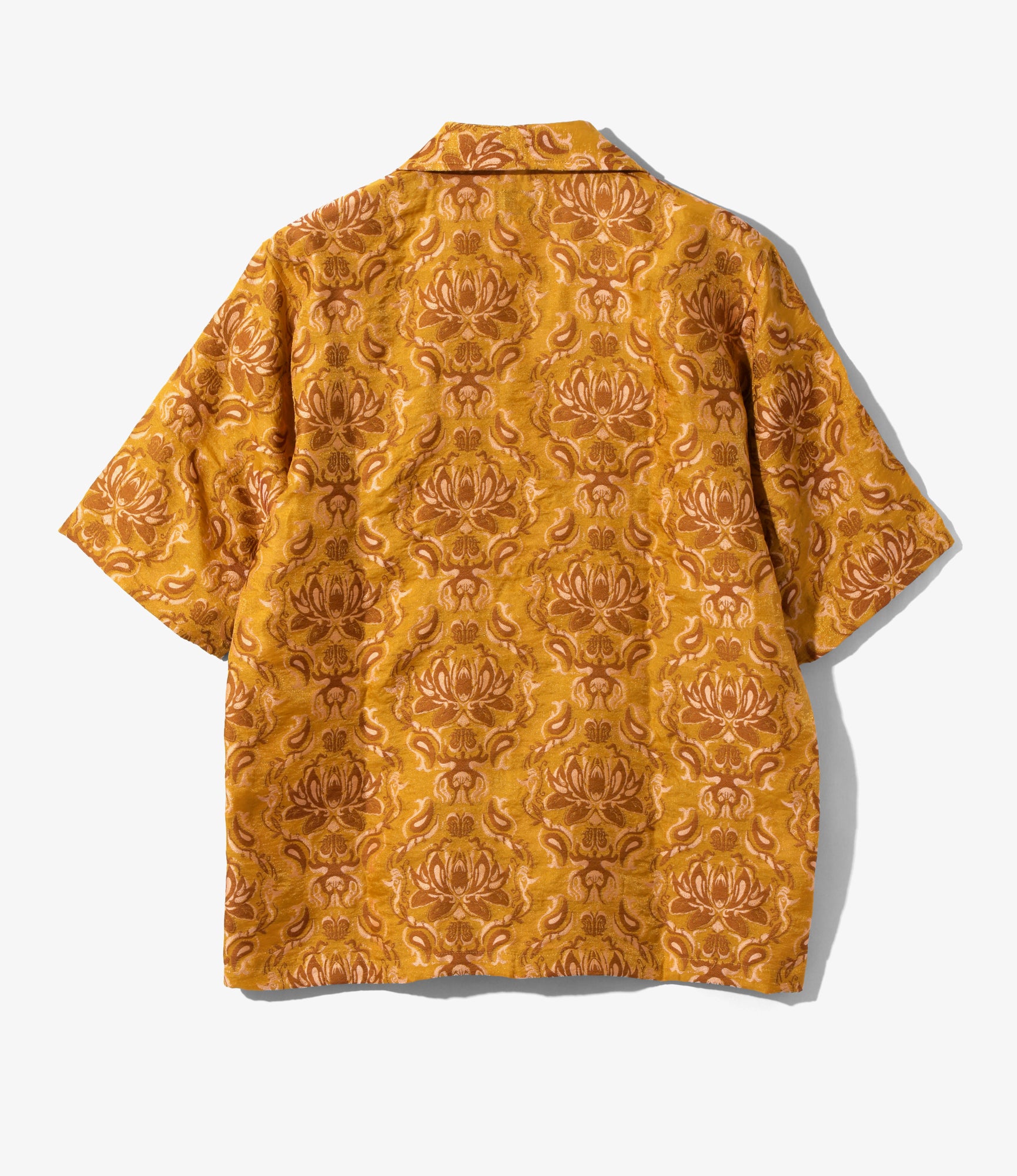 Needles x Kae Tanaka Cabana Shirt - Mustard - KT Jacquard