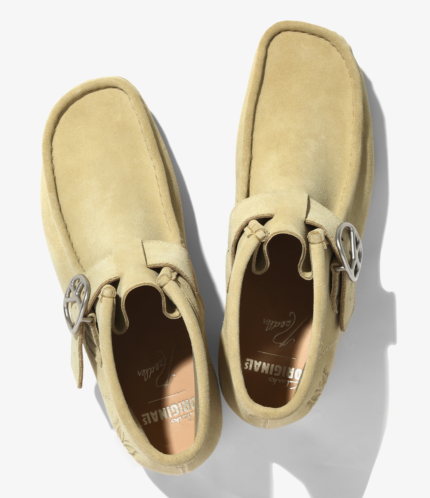 Needles x Clarks - Wallabee Strap Boots - Maple