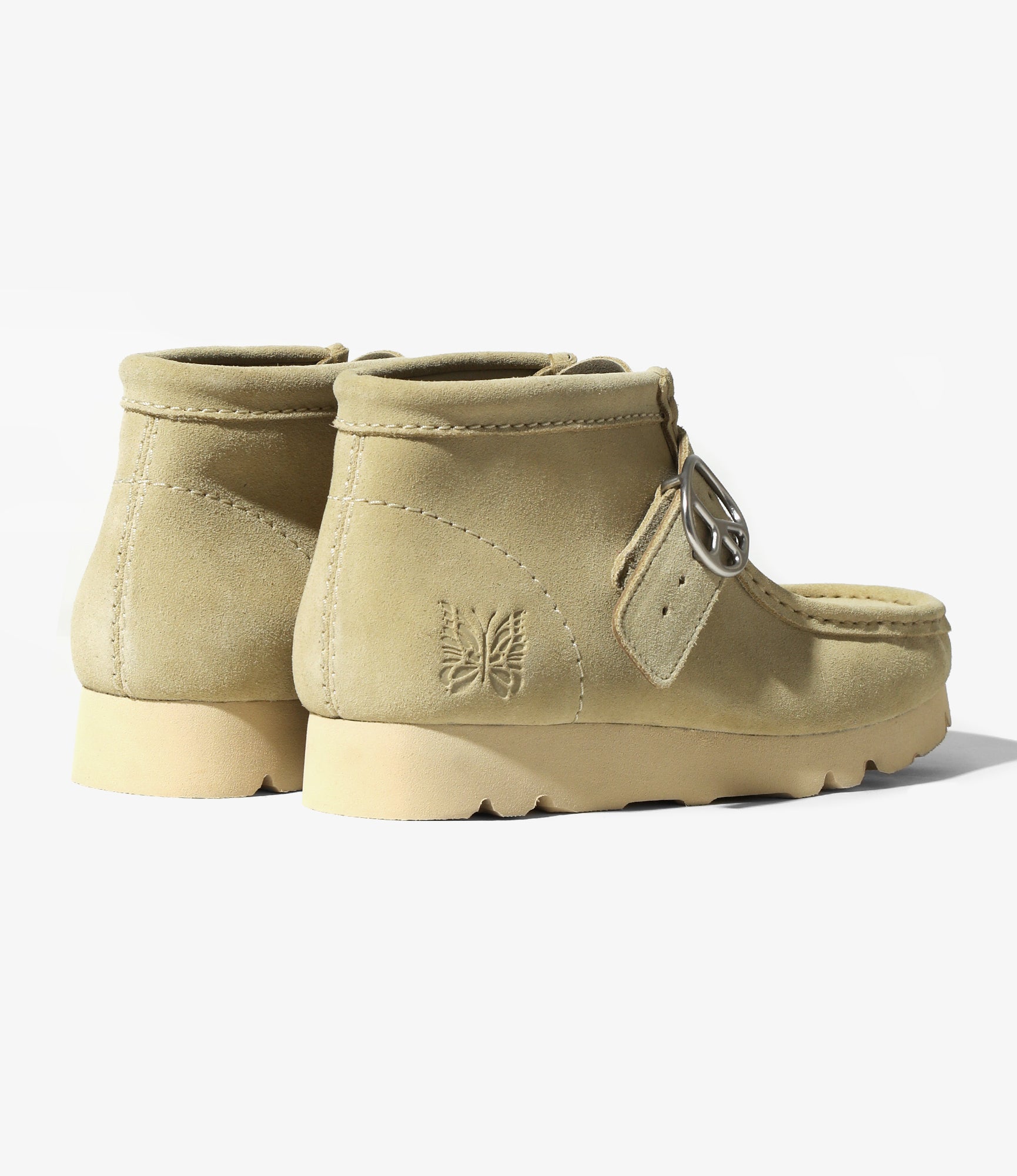 Needles x Clarks - Wallabee Strap Boots - Maple