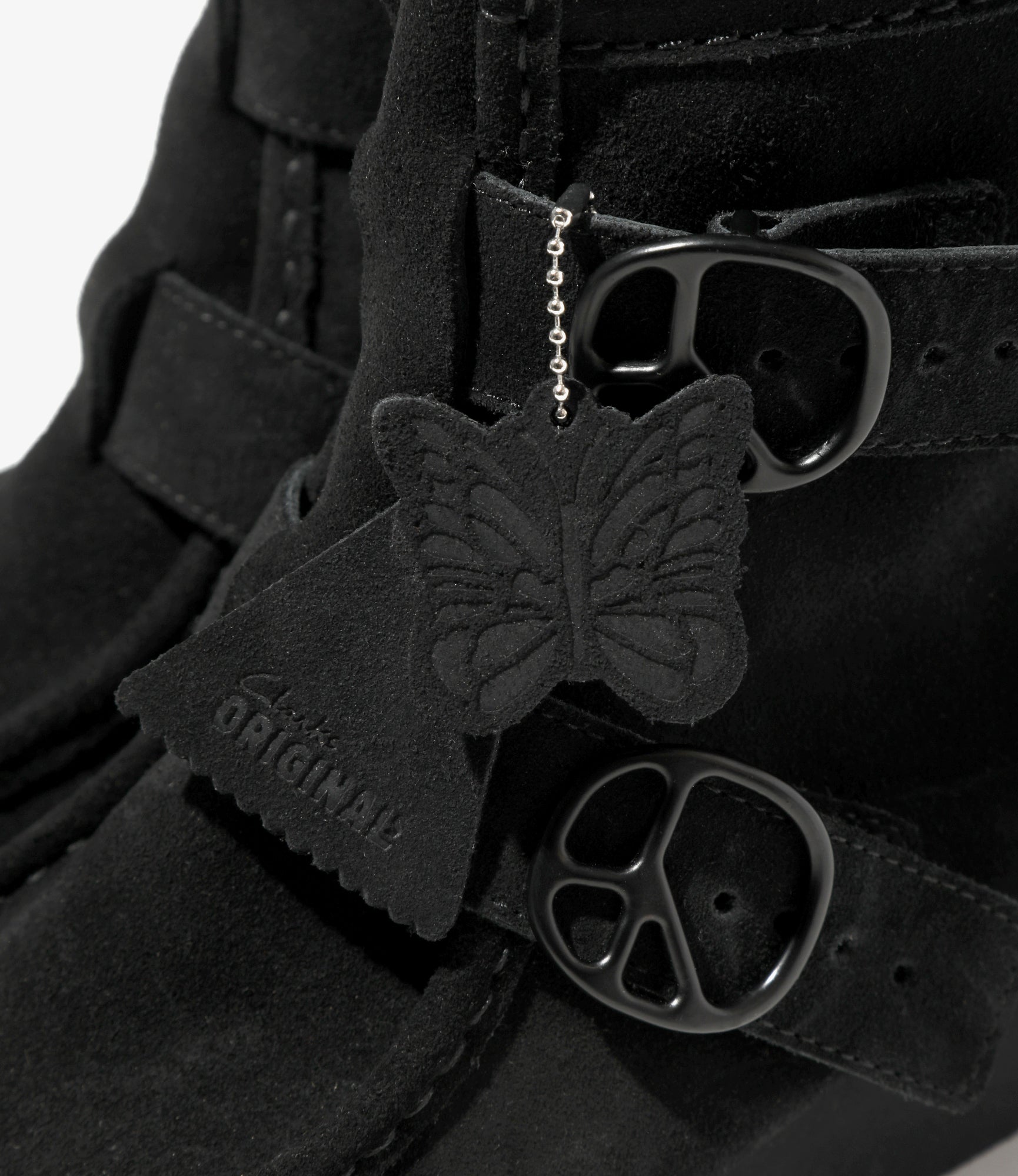 Needles x Clarks - Wallabee Strap Hi - Black