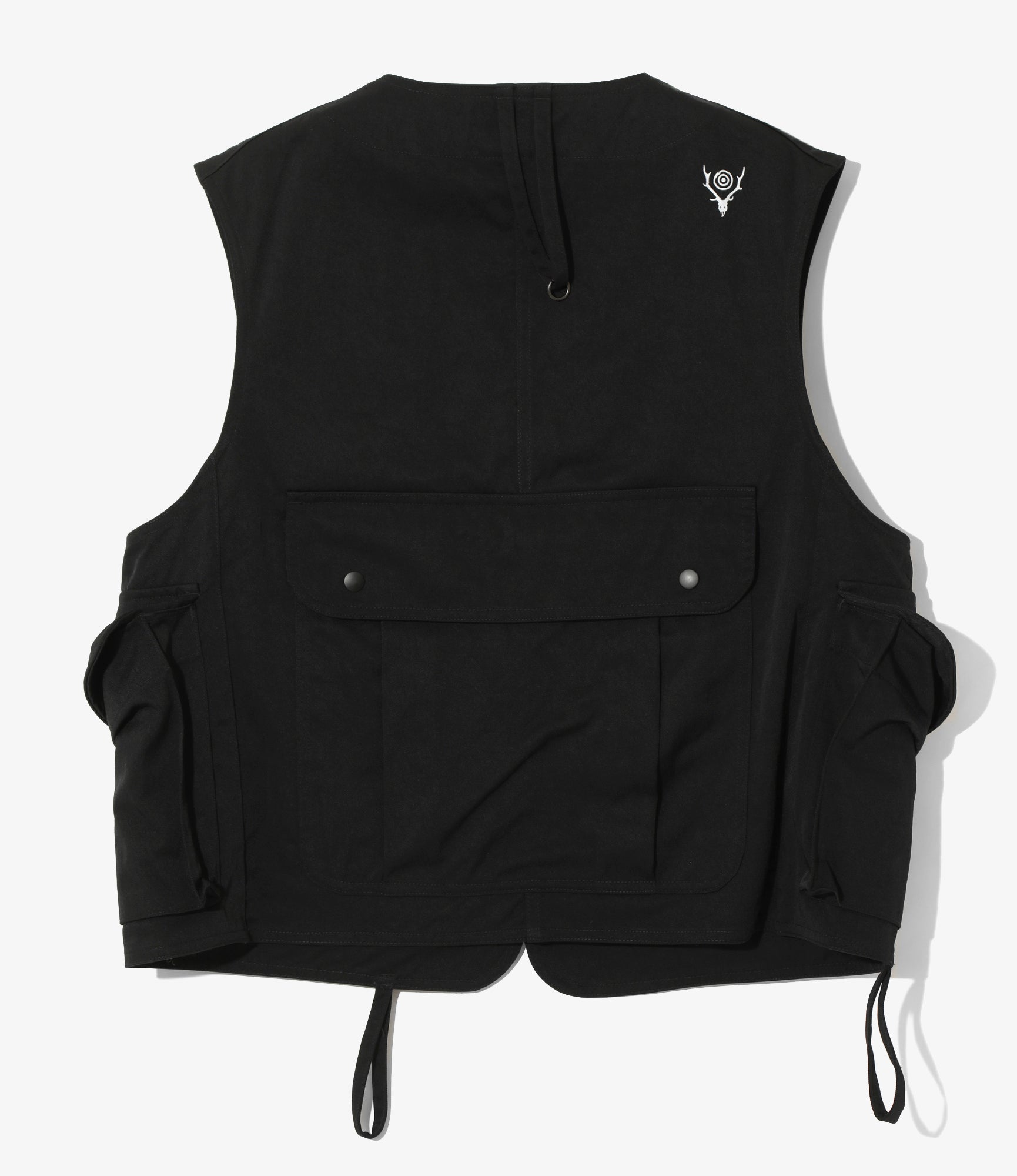 Tenkara Vest - Black - Nylon Twill