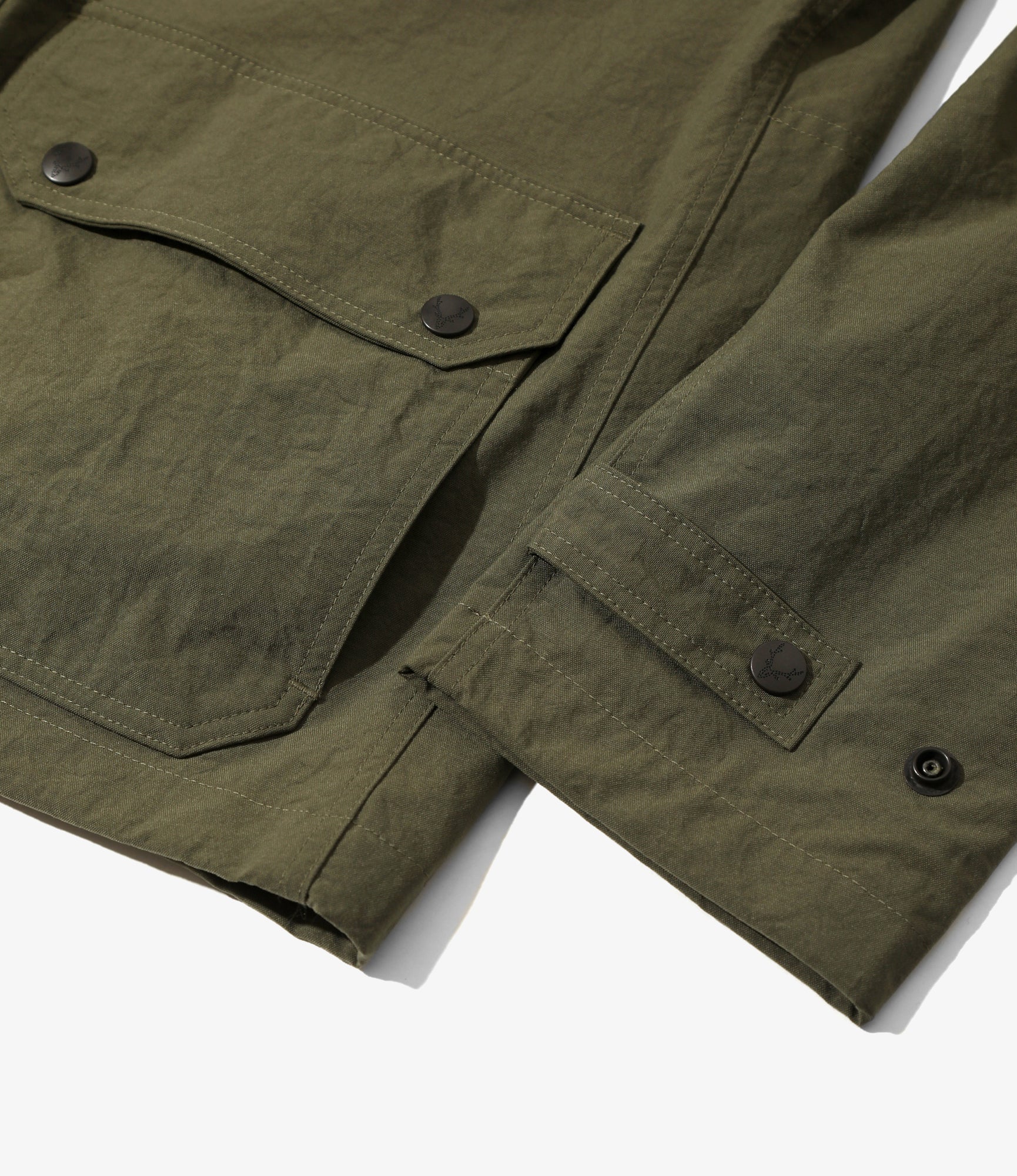 Carmel Jacket - Olive - Nylon Oxford