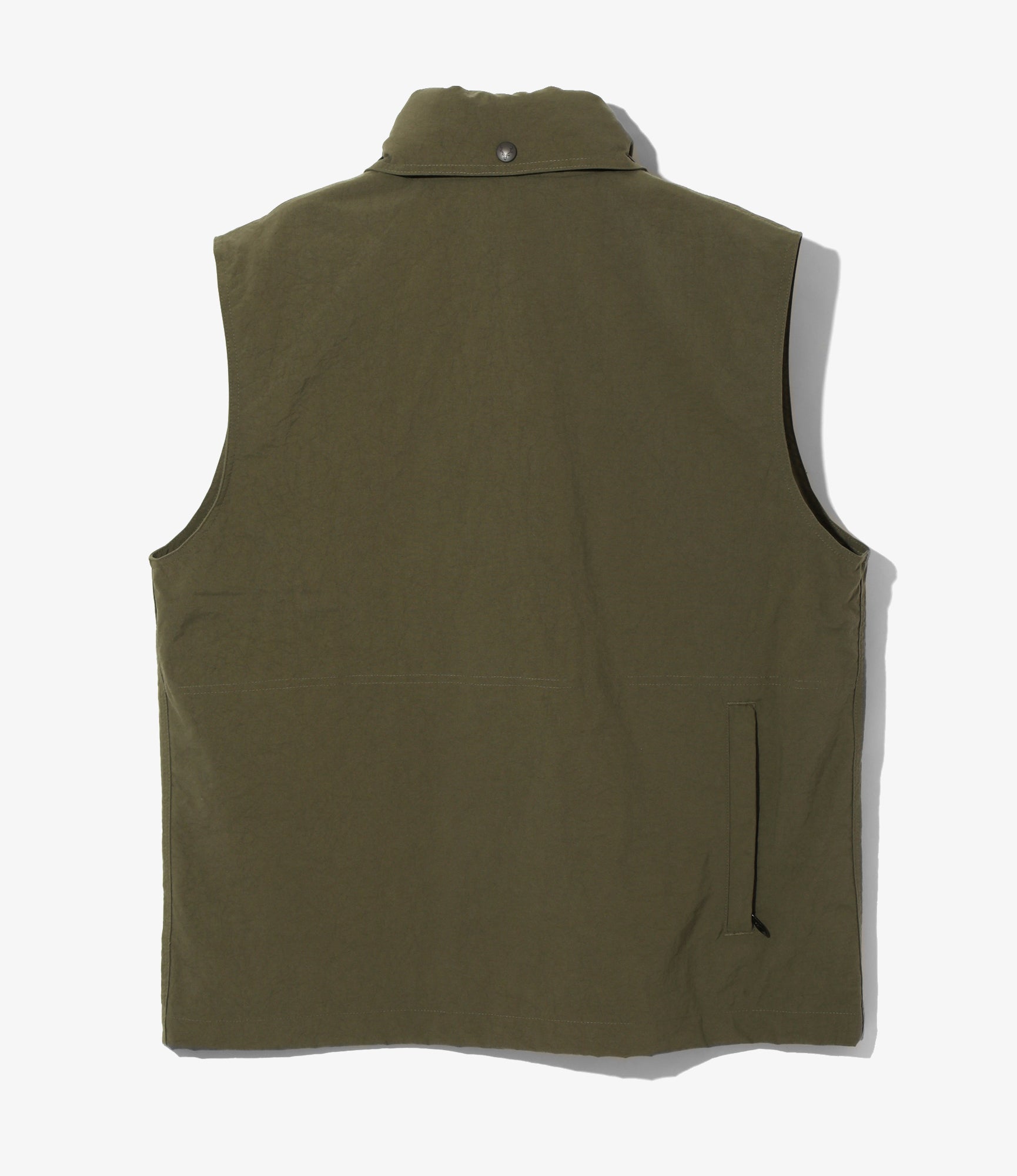 Carmel Vest - Olive - Nylon Oxford