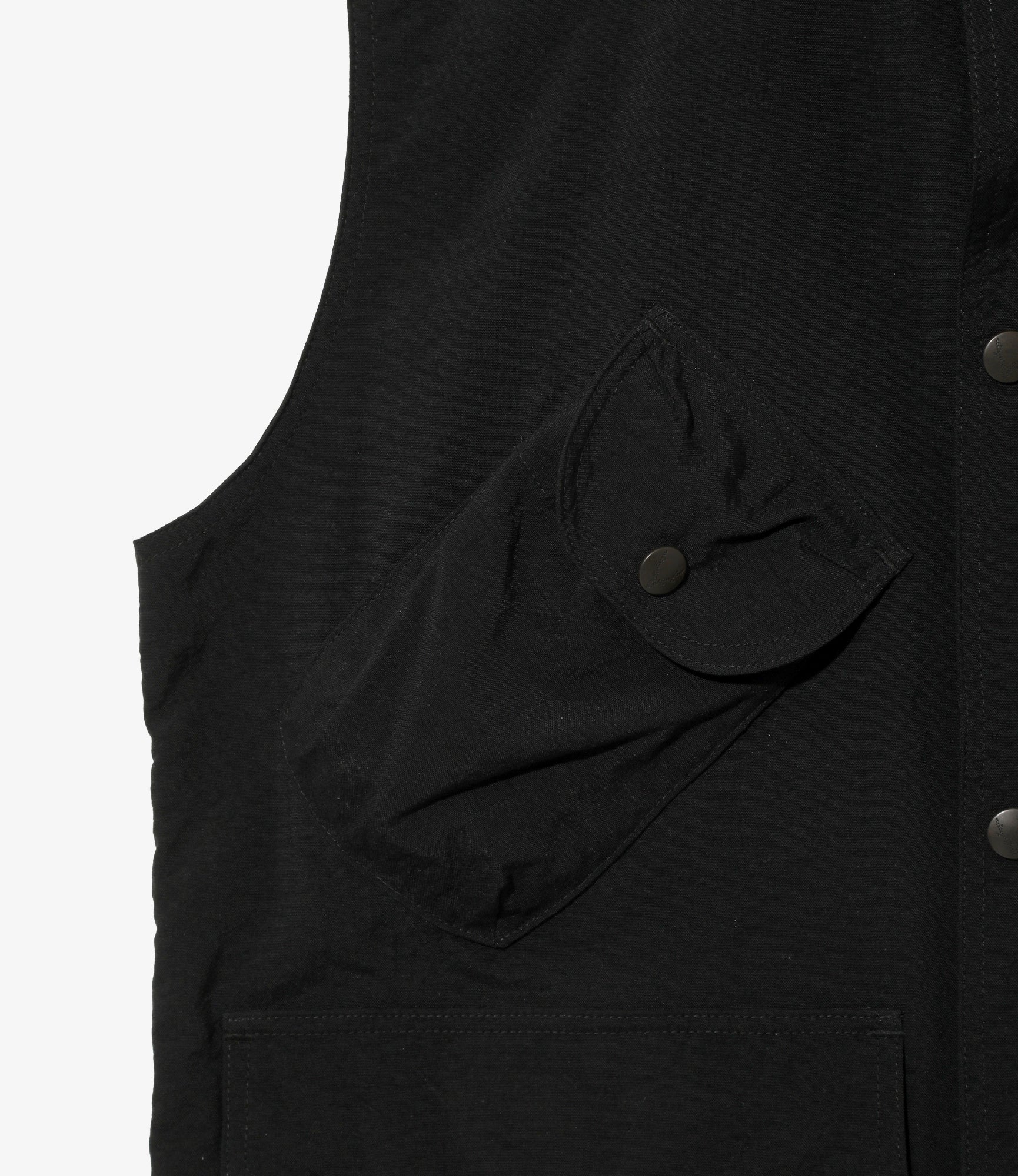 Carmel Vest - Black - Nylon Oxford