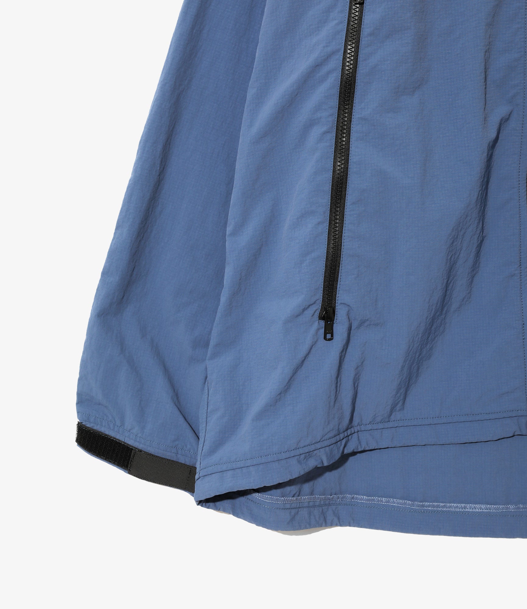 Weather Effect Jacket - Blue - Nylon Taffeta