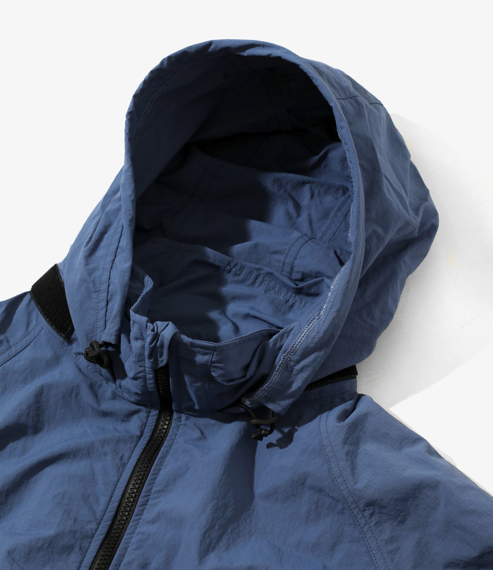Weather Effect Jacket - Blue - Nylon Taffeta