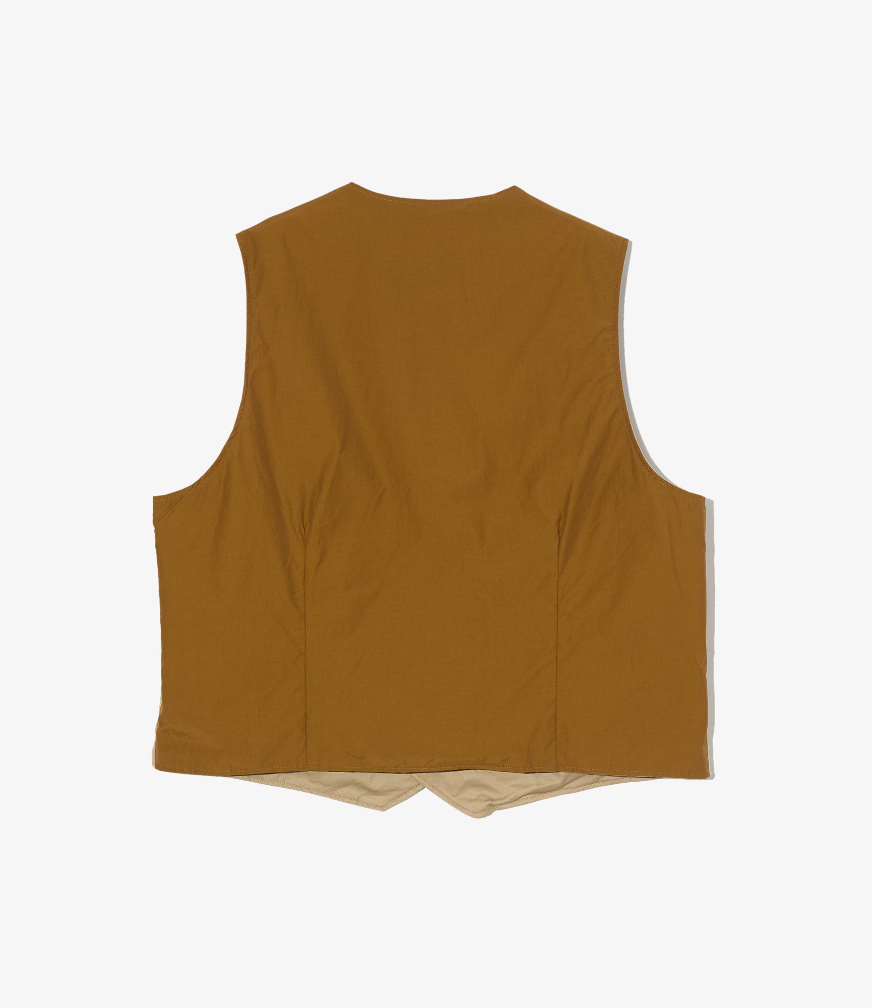 Reversible Vest - Khaki High Count Twill