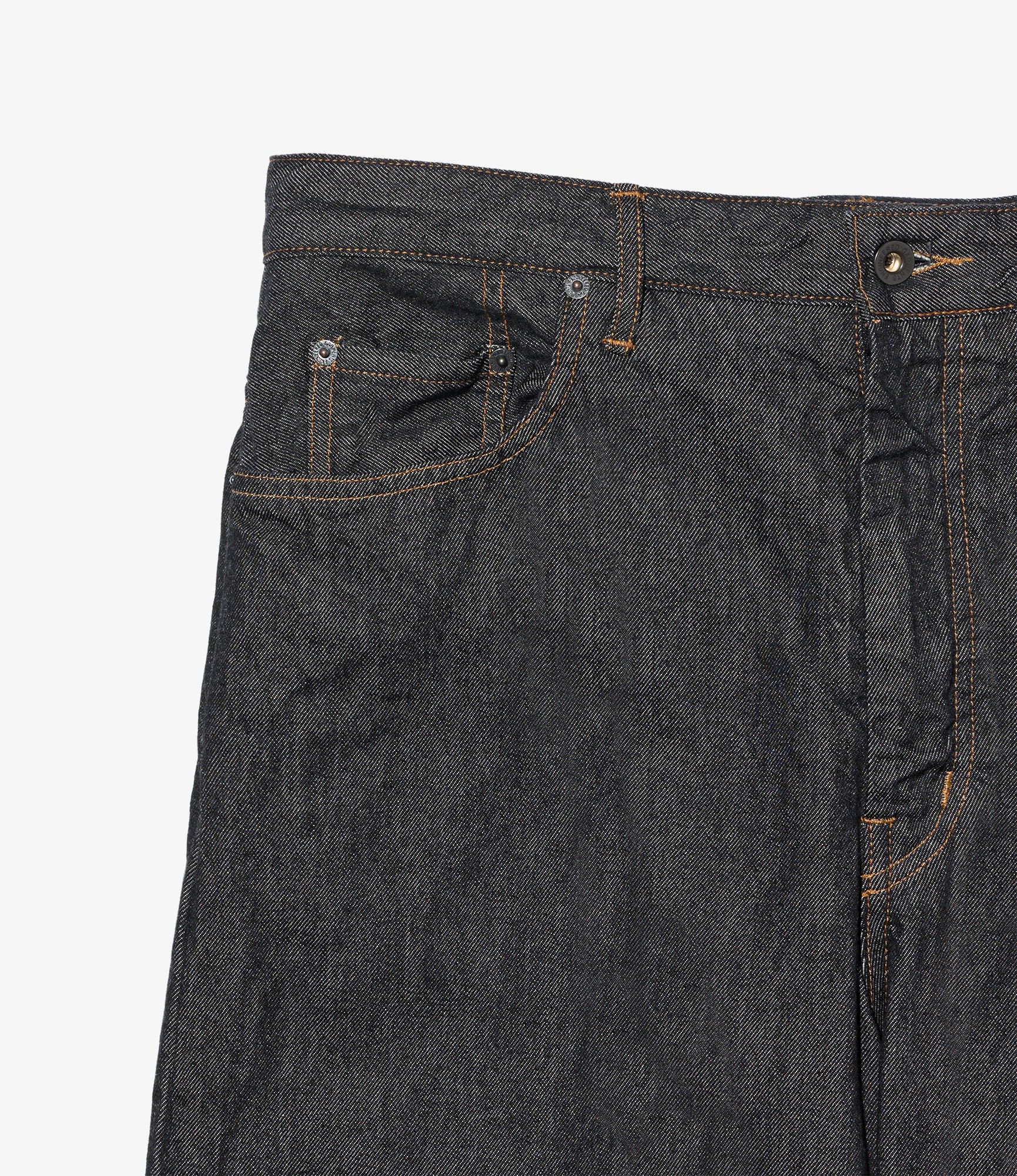 RF Jeans - Black Cotton Cone Denim