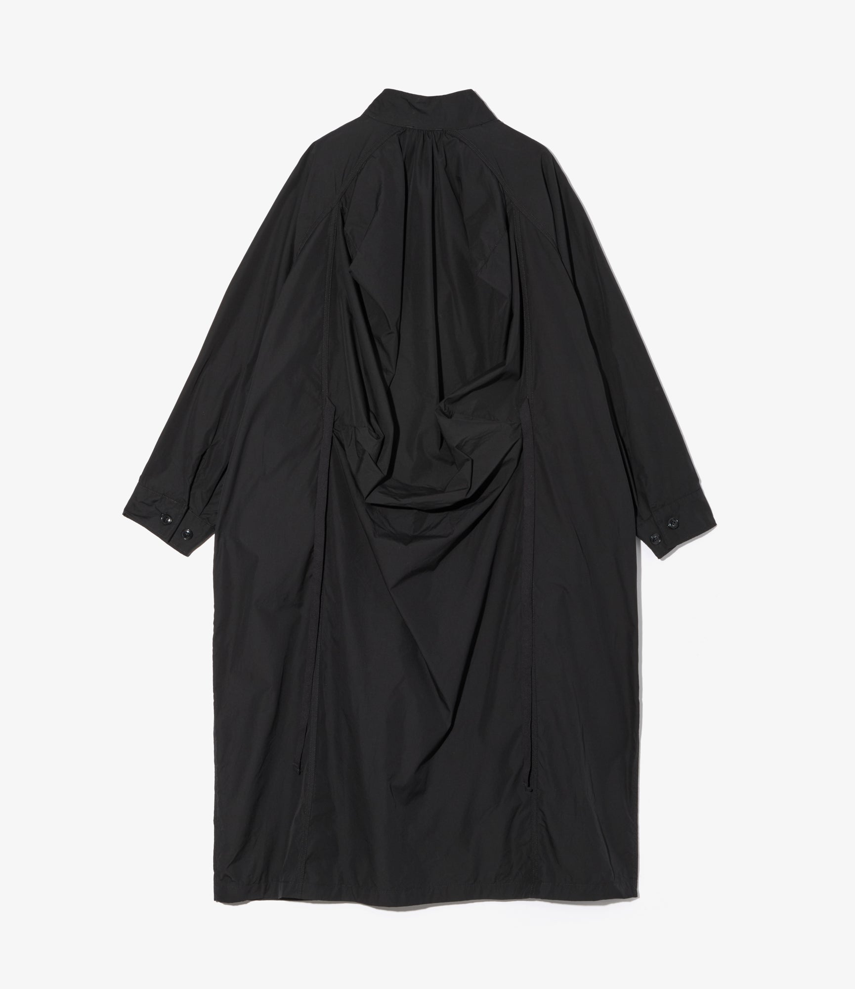 Runaway Dress - Black 100's 2Ply Cotton Broadcloth