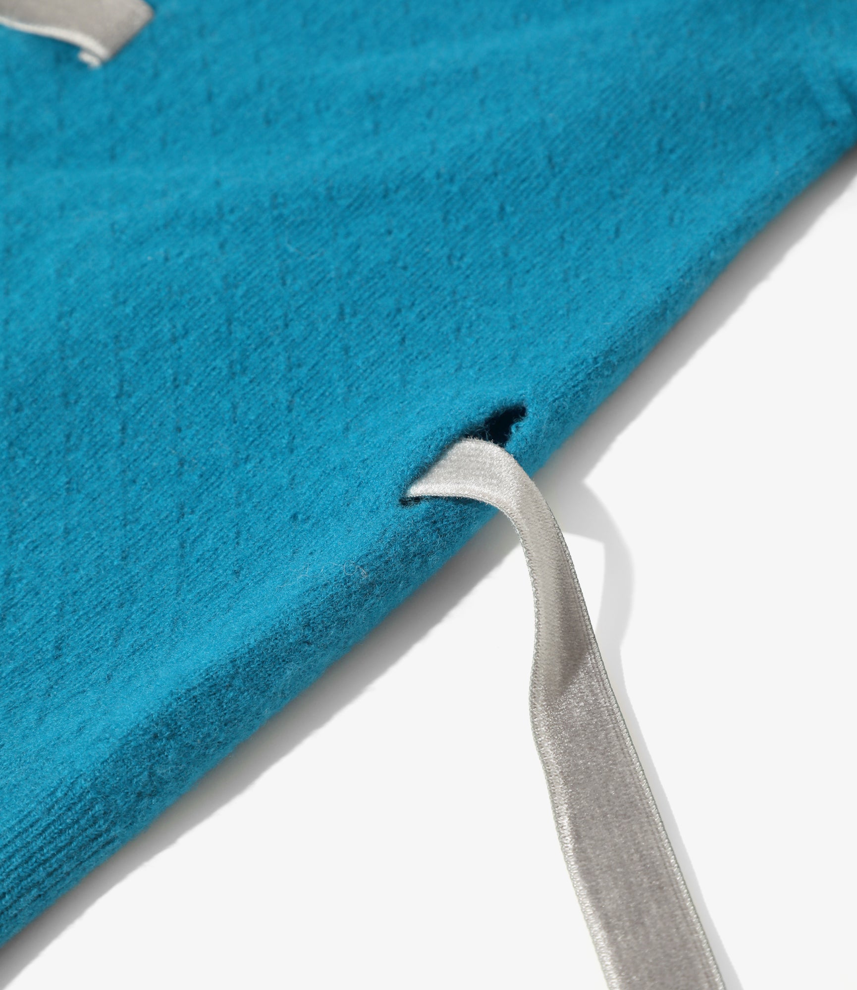 Ribbon Cardigan - Blue - Boiled Knit