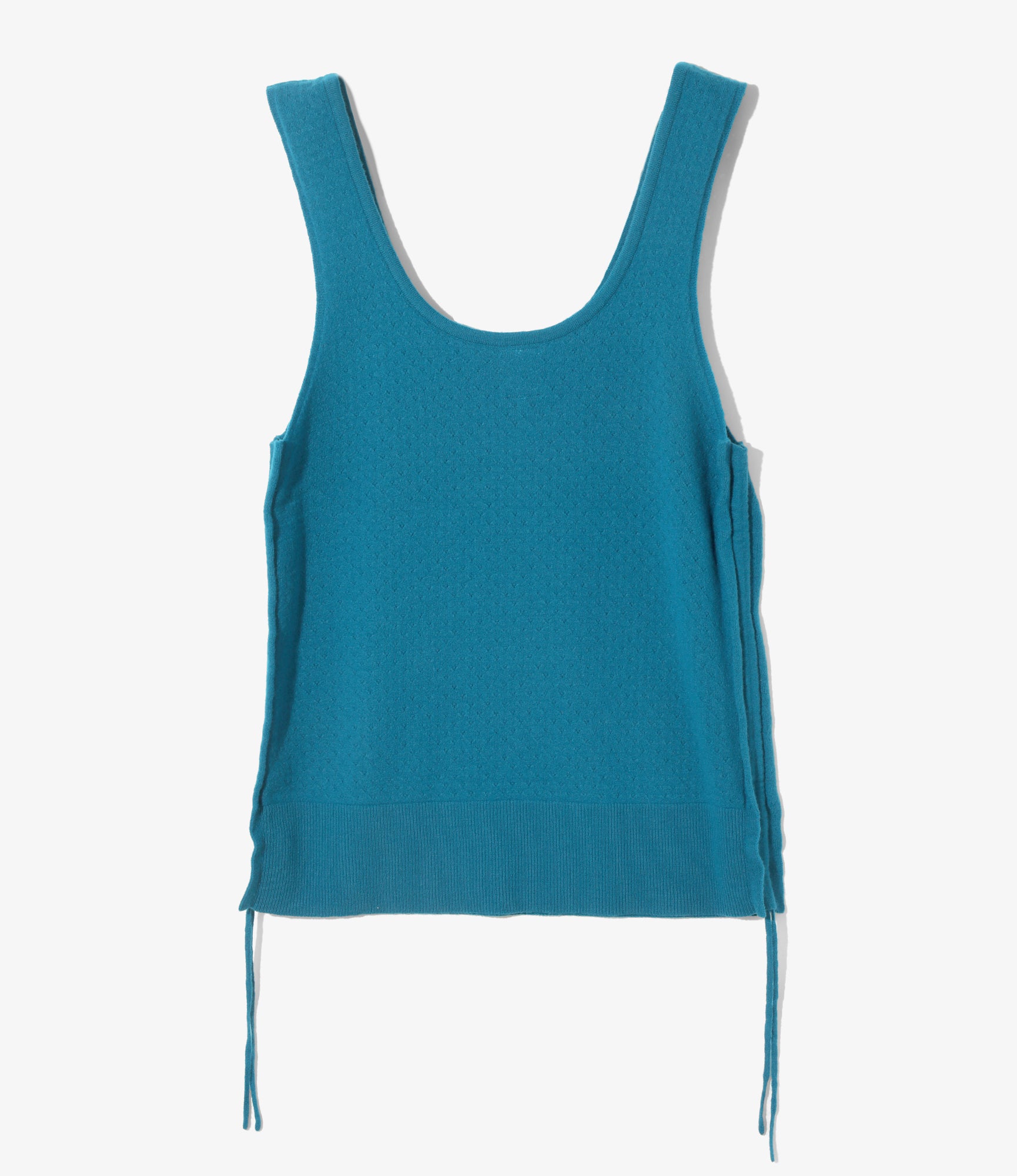 Apron Dress - Blue - Boiled Knit