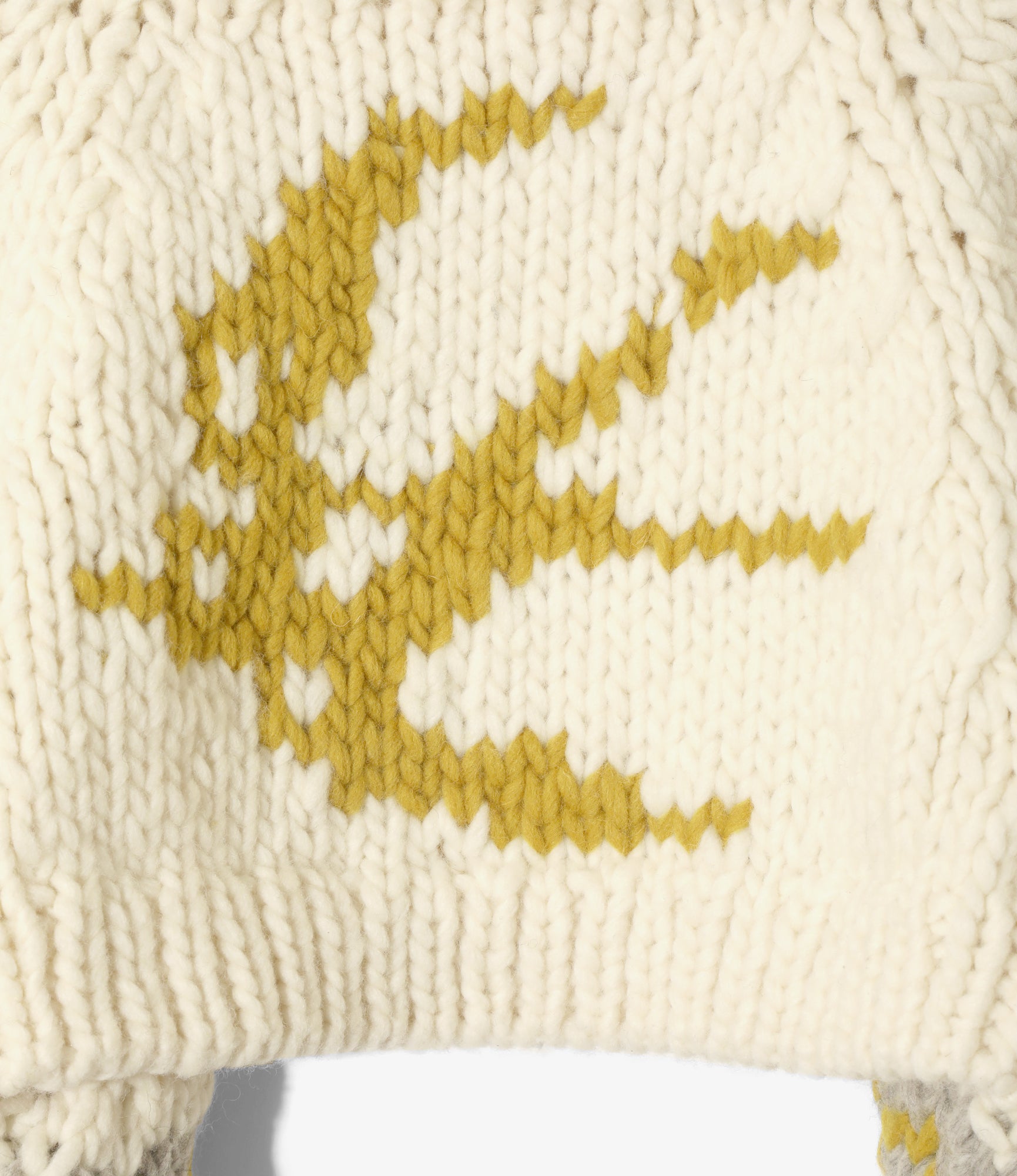 Cowichan Knit Bolero - Ivory