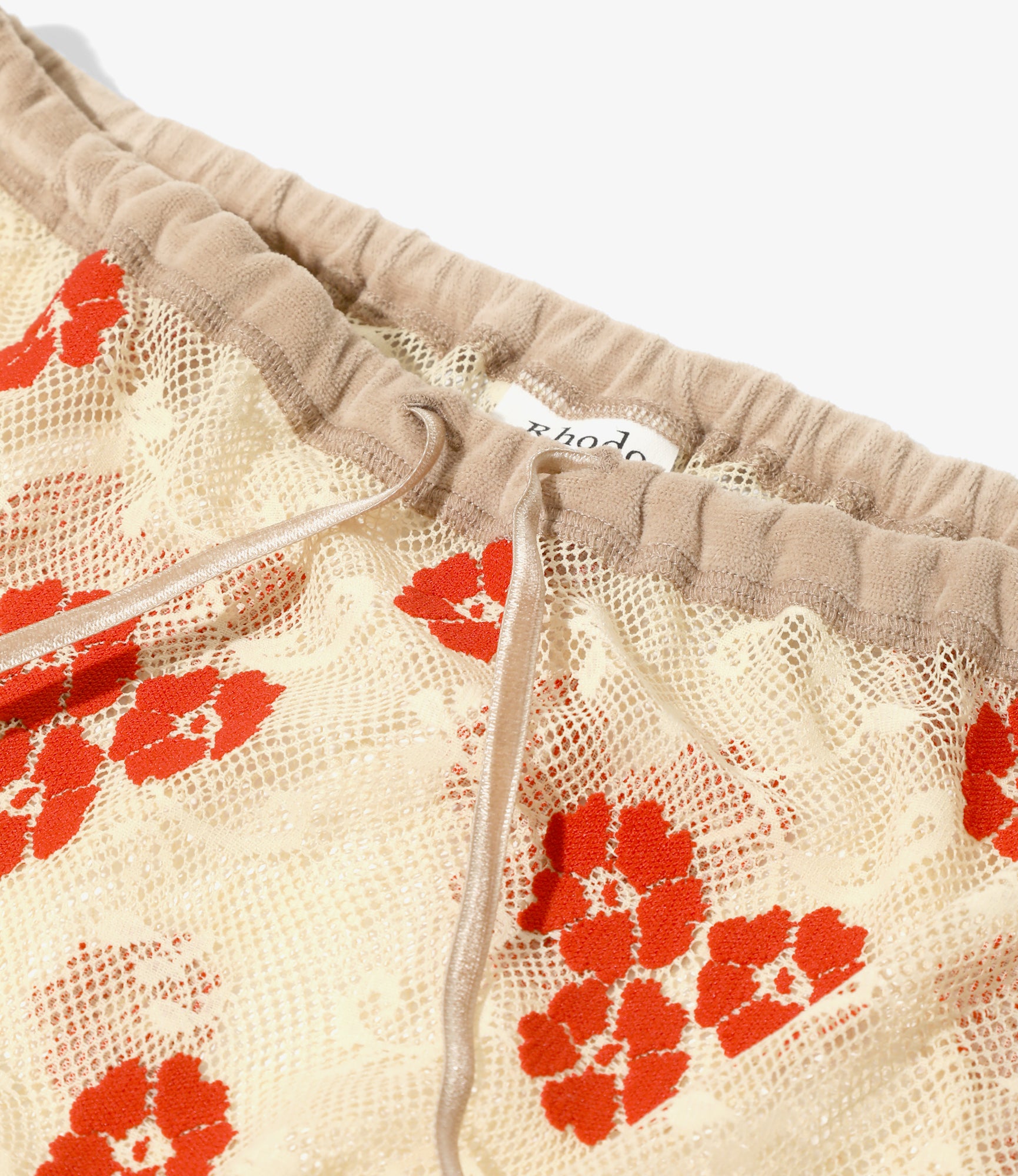 Pencil Skirt - Ivory - Flower Lace