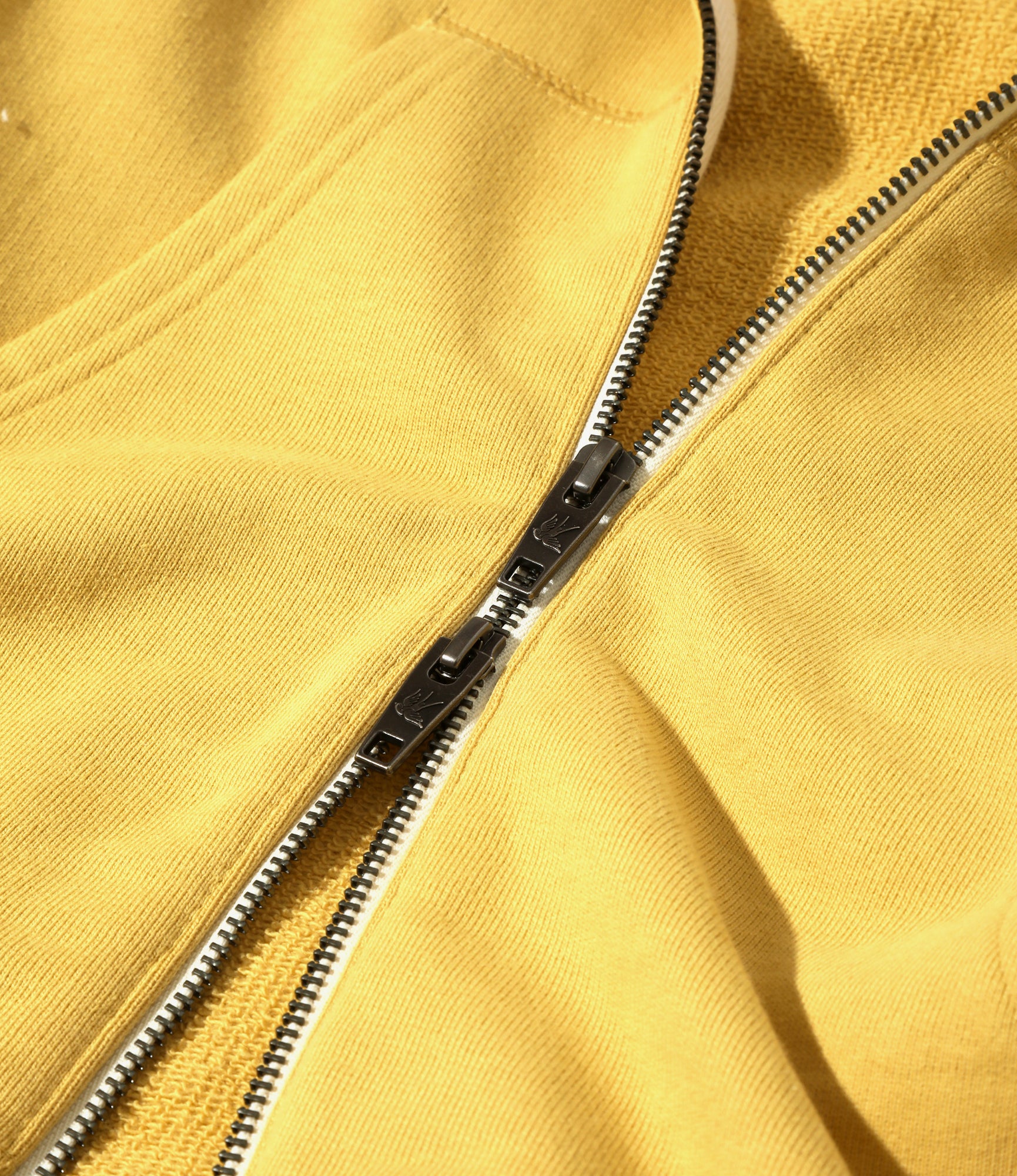 Hoody Sweatshirt - Yellow - French Terry