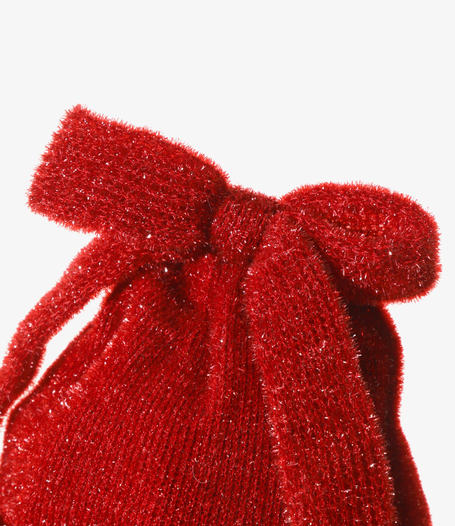 Watch Cap With Bow - Red