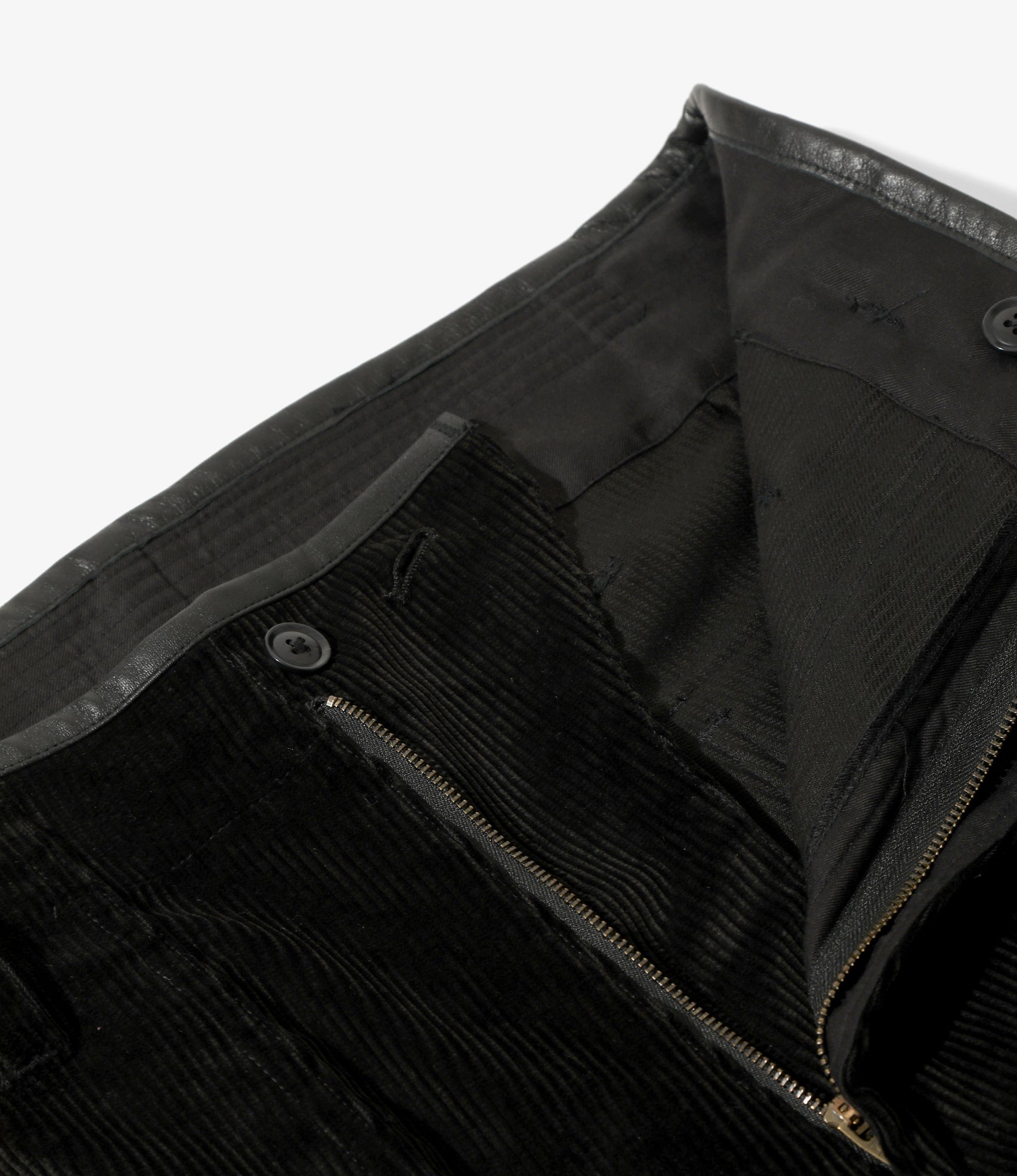 Over Pant - Black - 8W Corduroy