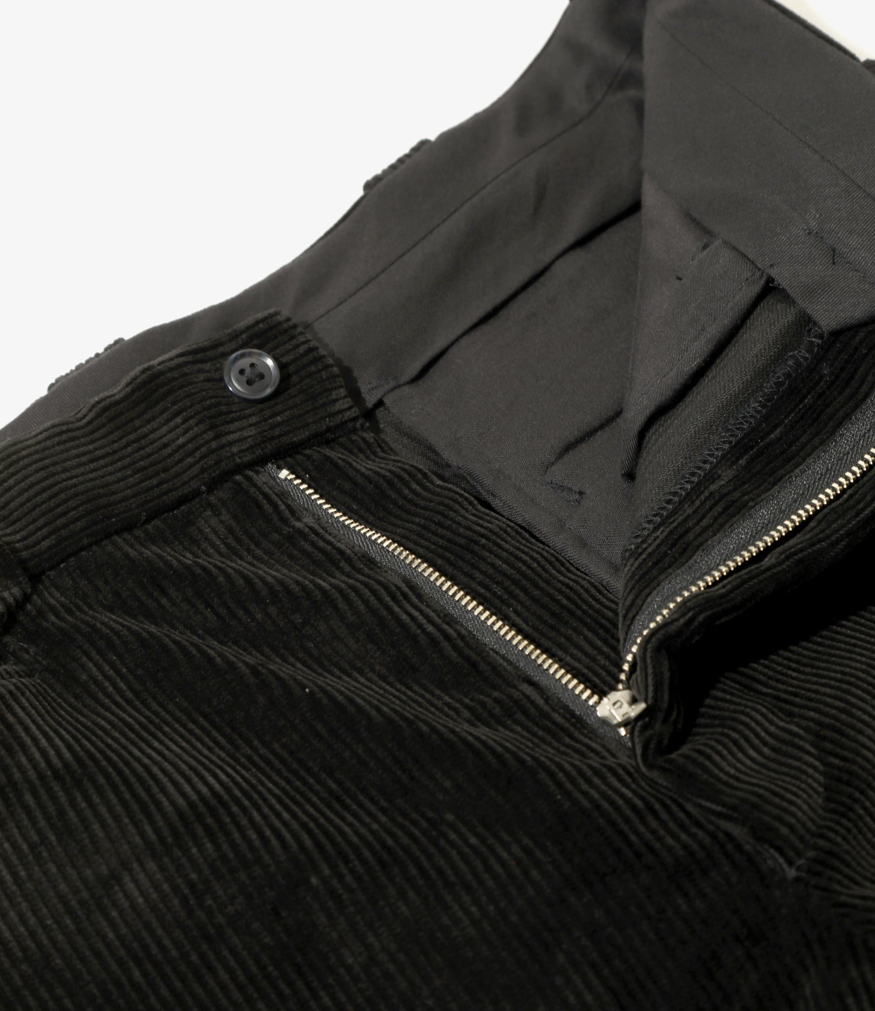 Ranch Trousers - Black - 8W Corduroy