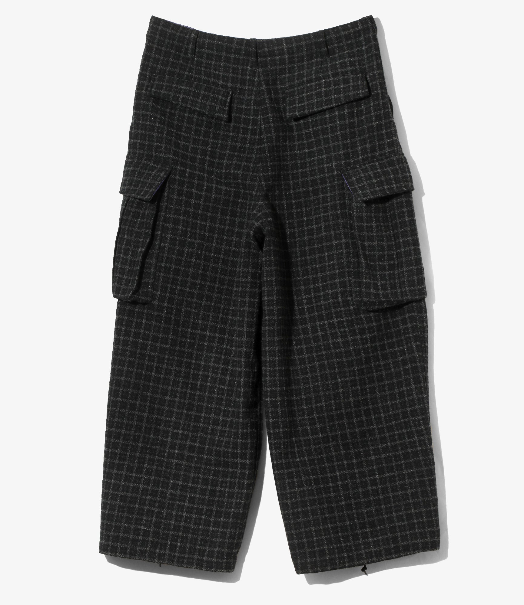 H.D. BDU Pant - Charcoal - Wool Tweed Plaid