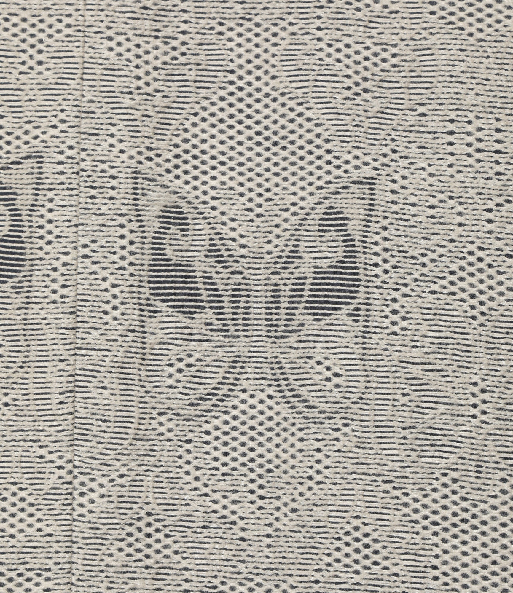 Stand Collar Jacket - Off White - Papillon Jacquard