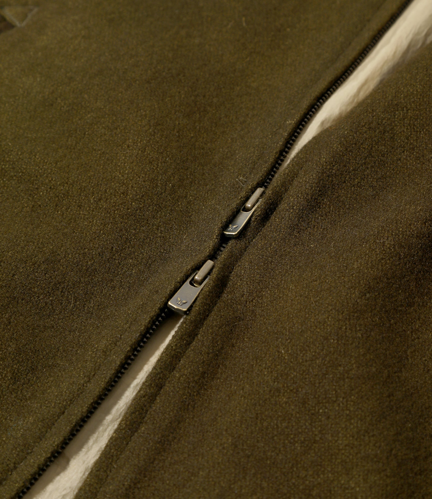 B.B. Jacket - Olive - Wool Uneven Dye