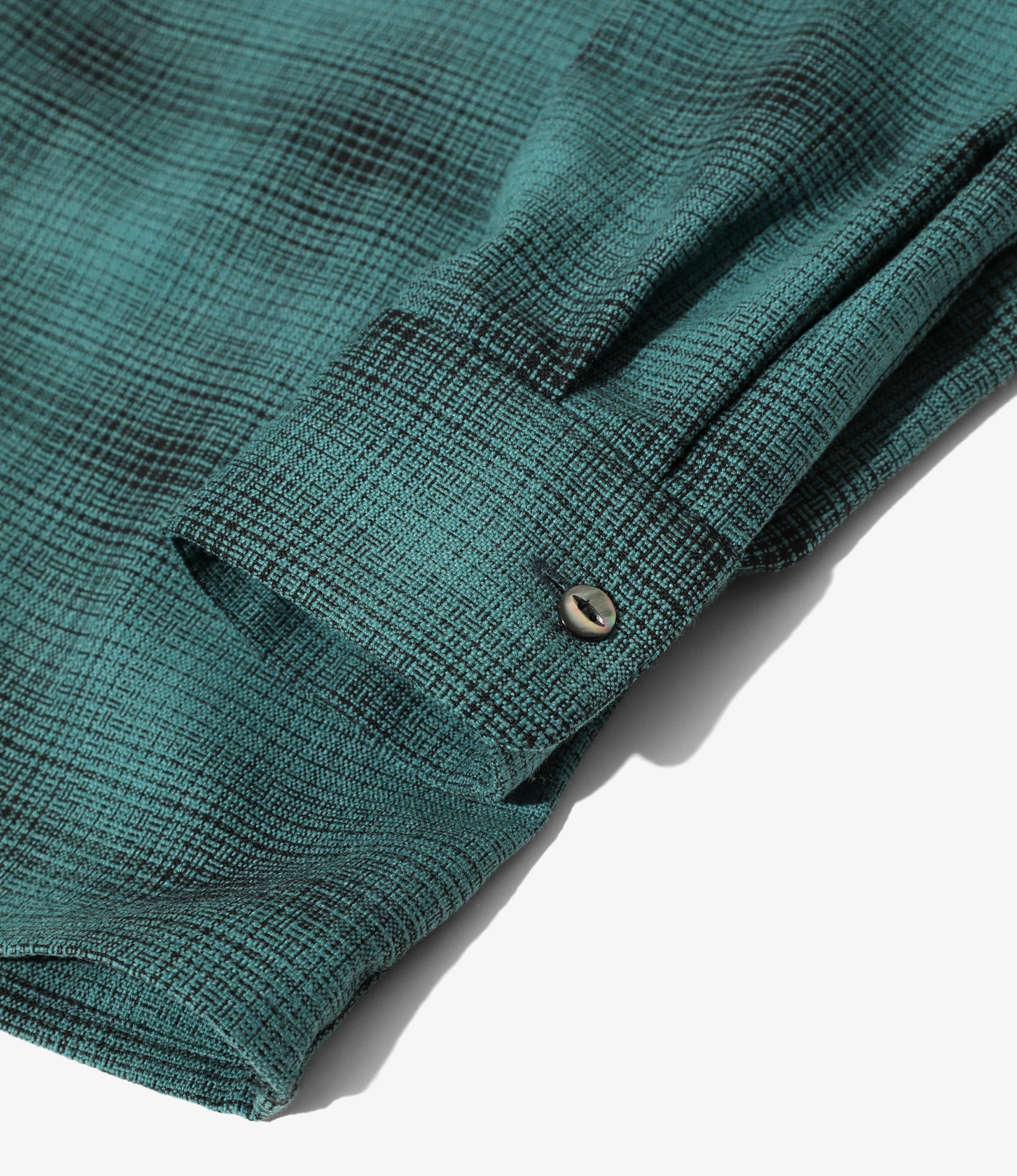 One-Up Shirt - Blue - Wool Shadow Plaid