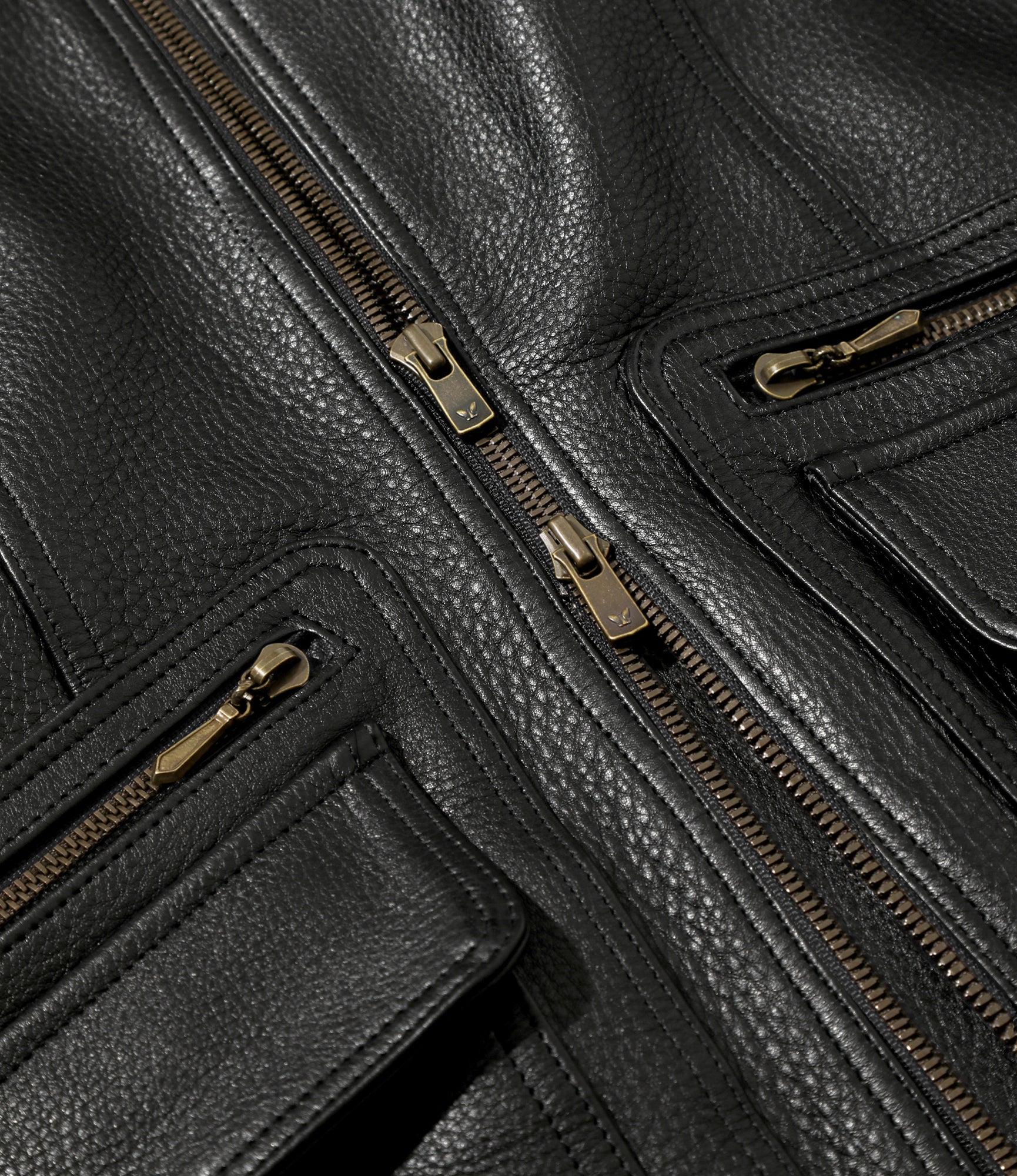 Southern Jacket - Black - Grained Leather