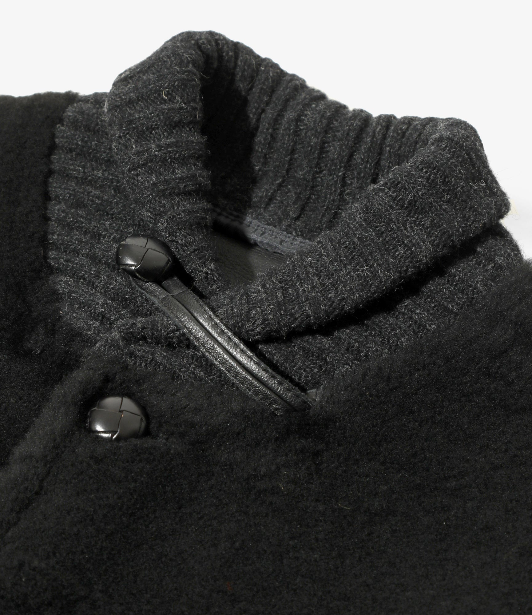 Shearling Coat - Black - Sheepskin