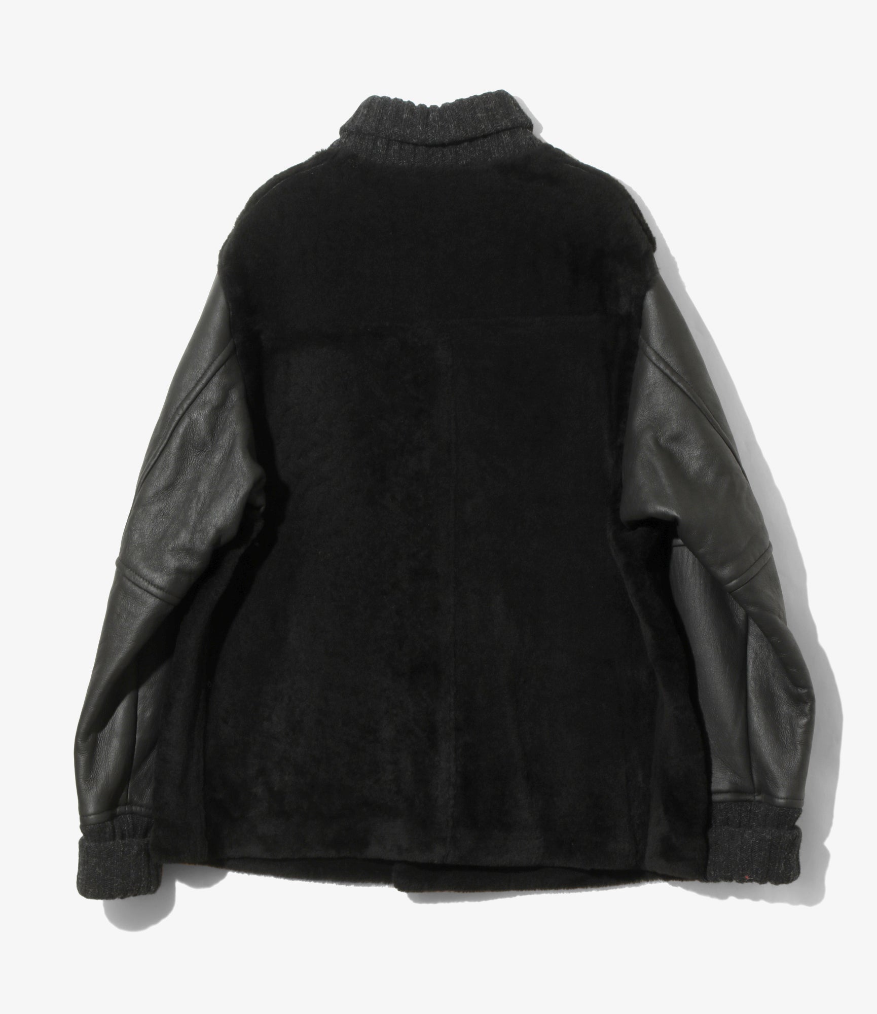 Shearling Coat - Black - Sheepskin