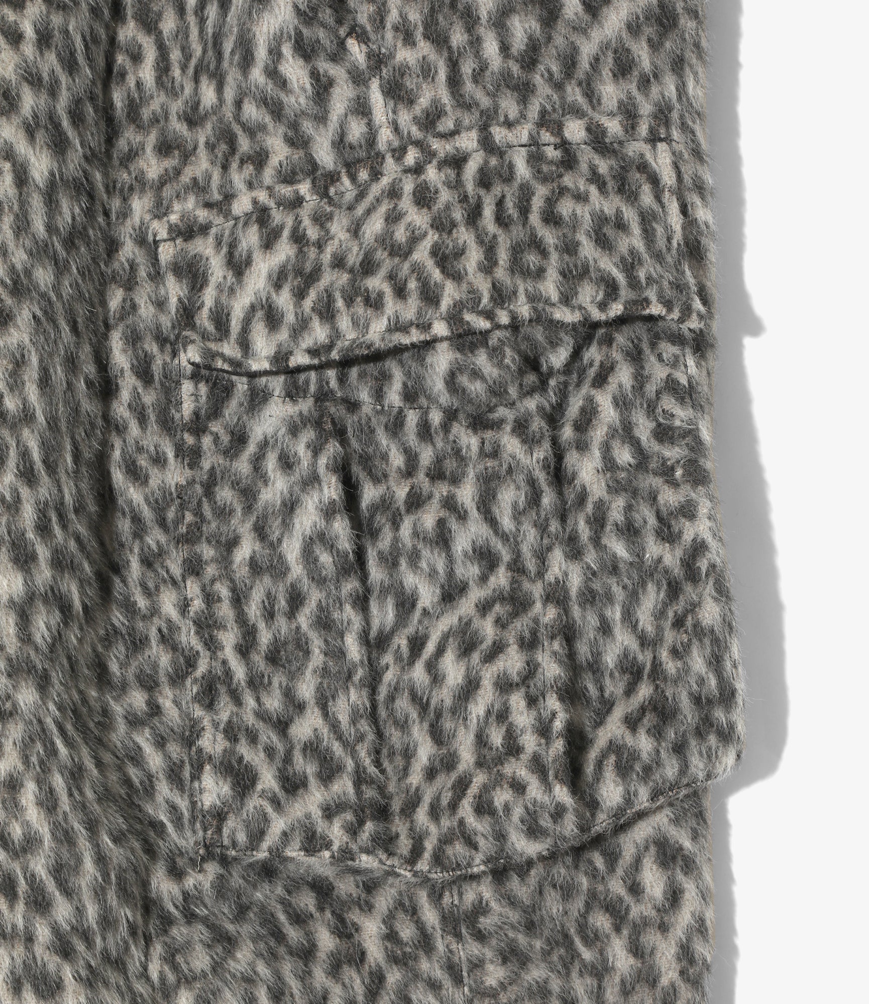 Cropped H.D. BDU Pant - Leopard - Alpaca Shaggy