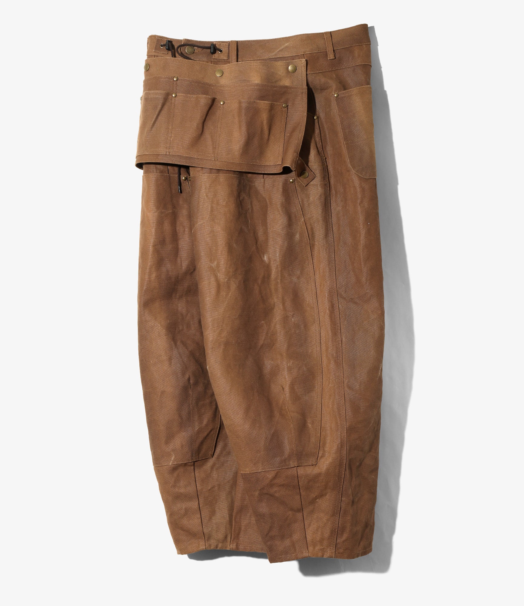 H.D. Apron Painter Pant - Dk. Brown - Duck Canvas / Kakishibu Paint