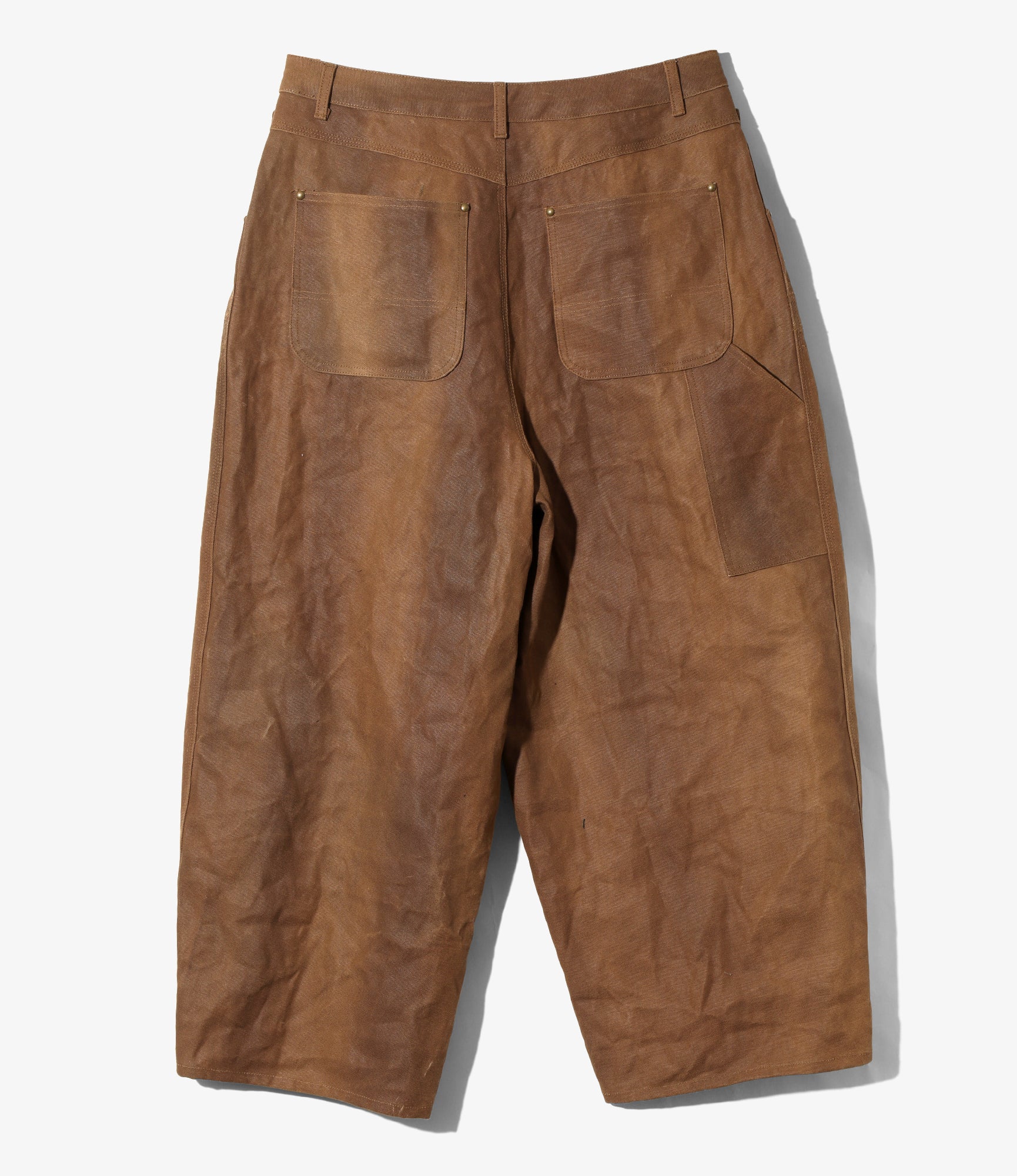 H.D. Apron Painter Pant - Dk. Brown - Duck Canvas / Kakishibu Paint