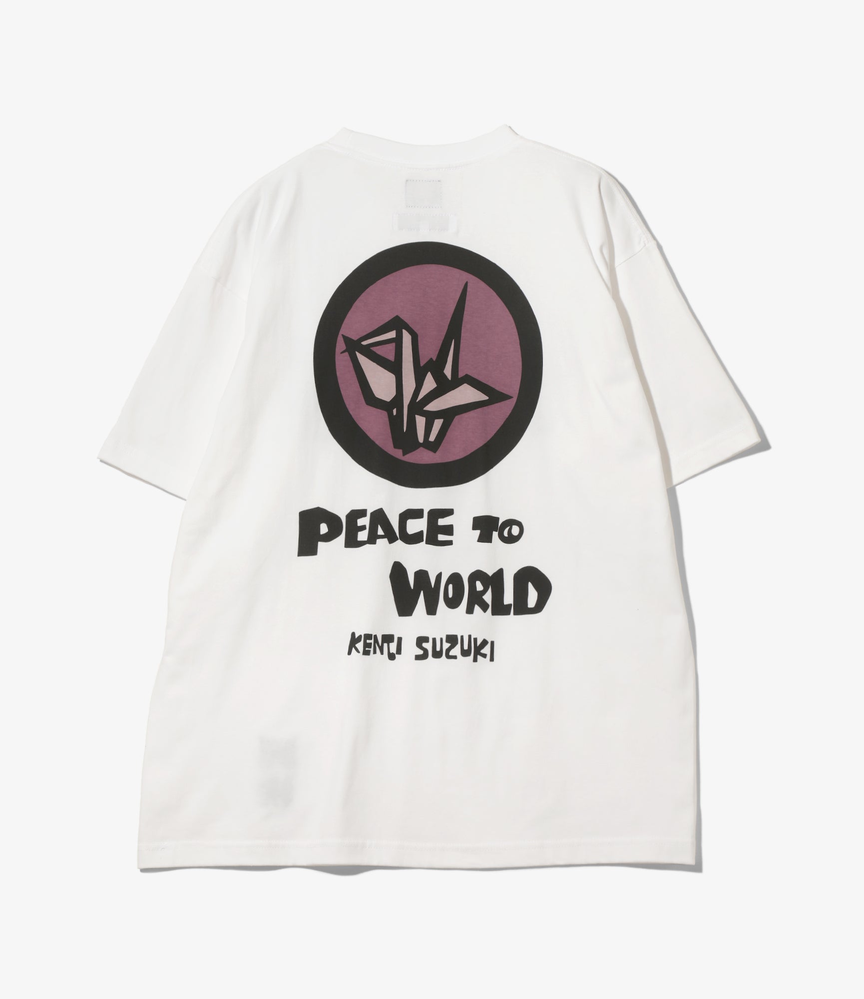 Needles x Sasquatchfabrix - Slowgun Tee - White - Peace to World