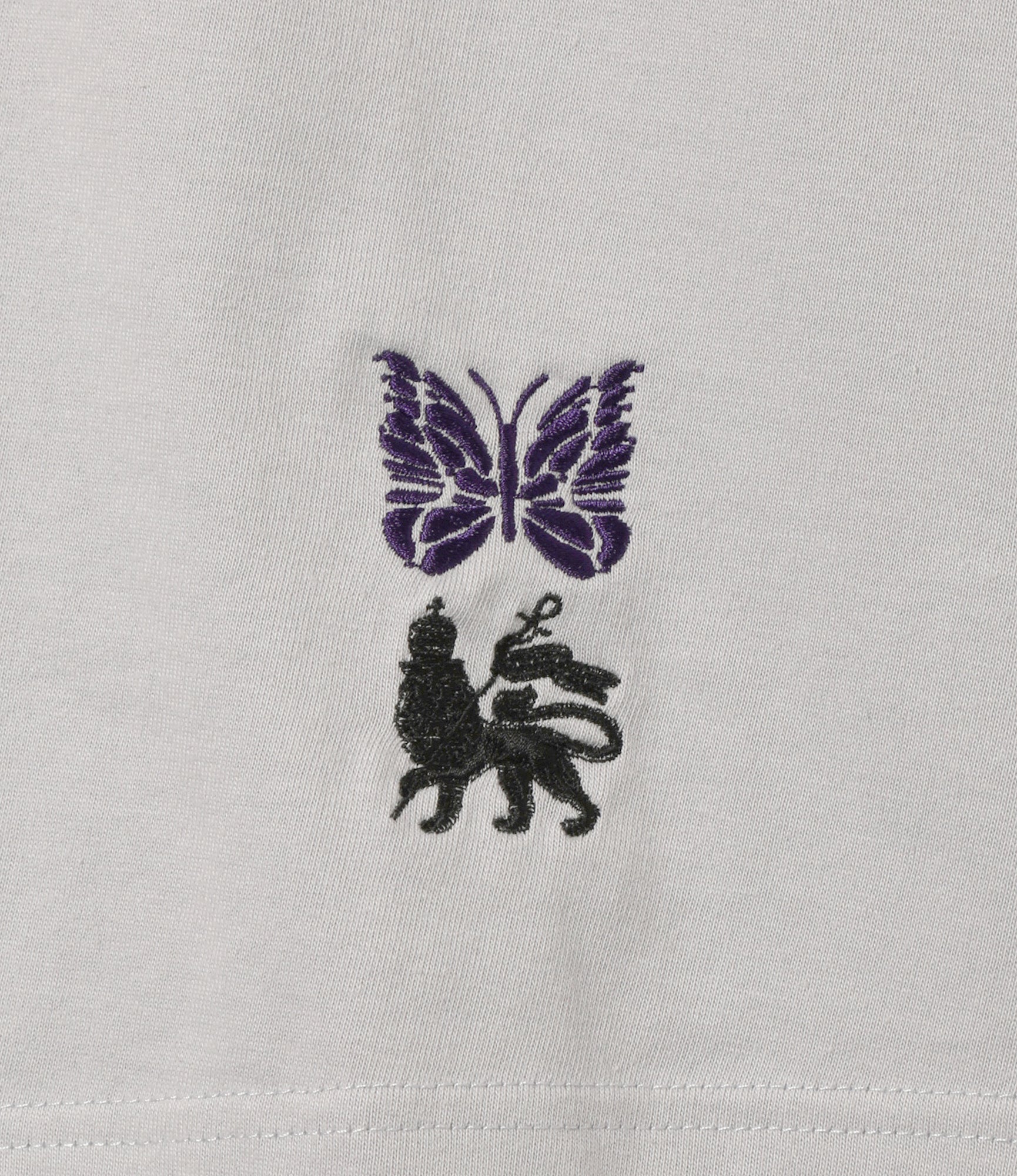 Needles x Sasquatchfabrix - Slowgun Tee - Lt Purple - Peace to World