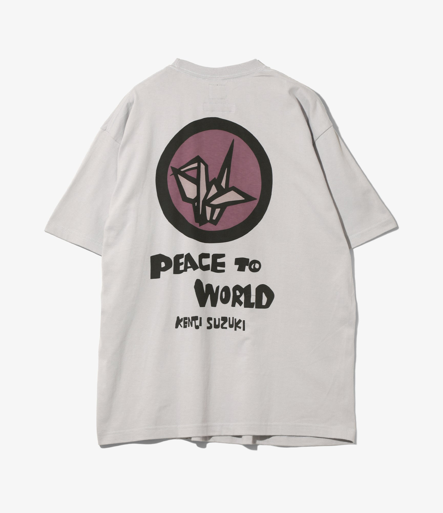 Needles x Sasquatchfabrix - Slowgun Tee - Lt Purple - Peace to World