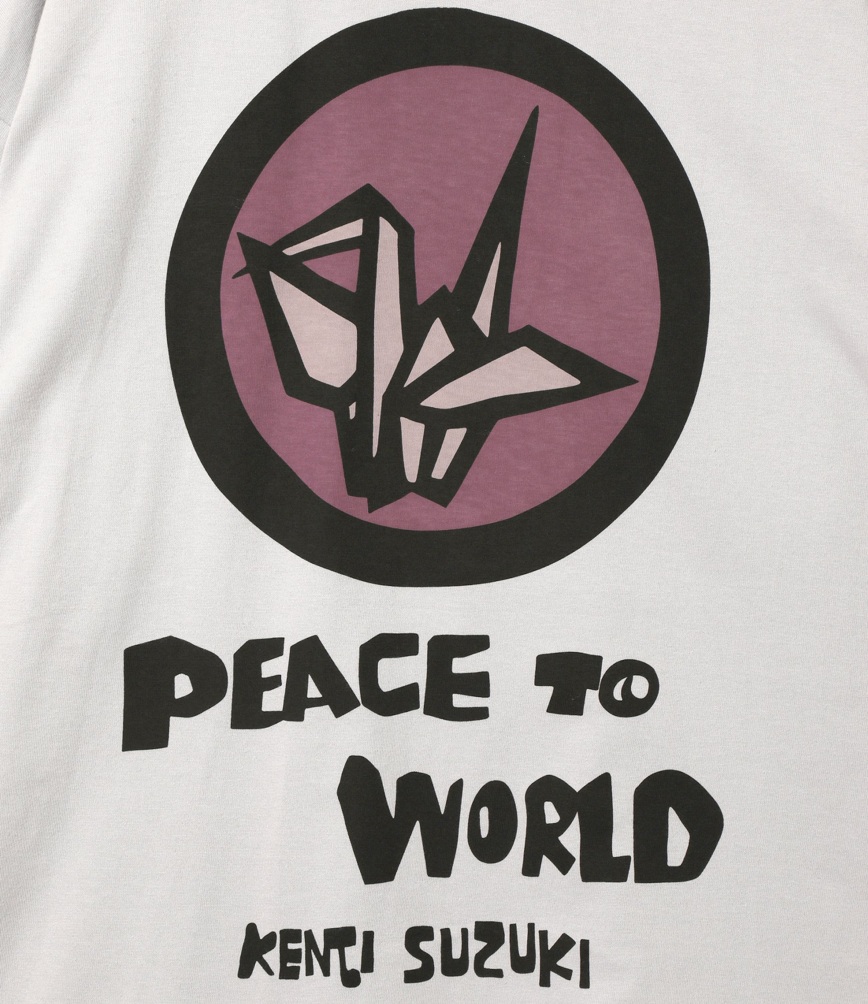Needles x Sasquatchfabrix - Slowgun Tee - Lt Purple - Peace to World