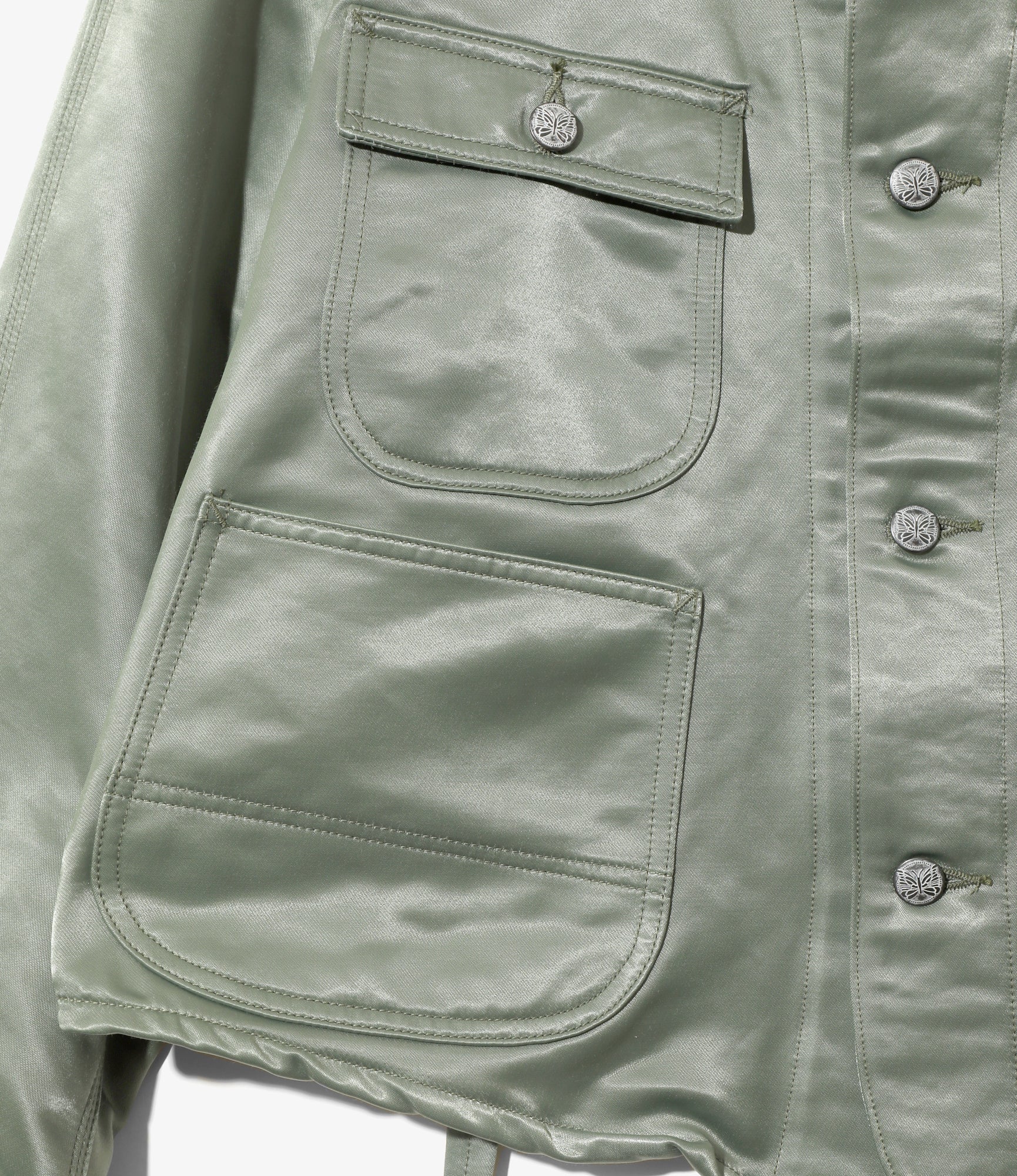 Engineer Jacket - Olive - C/N Sateen